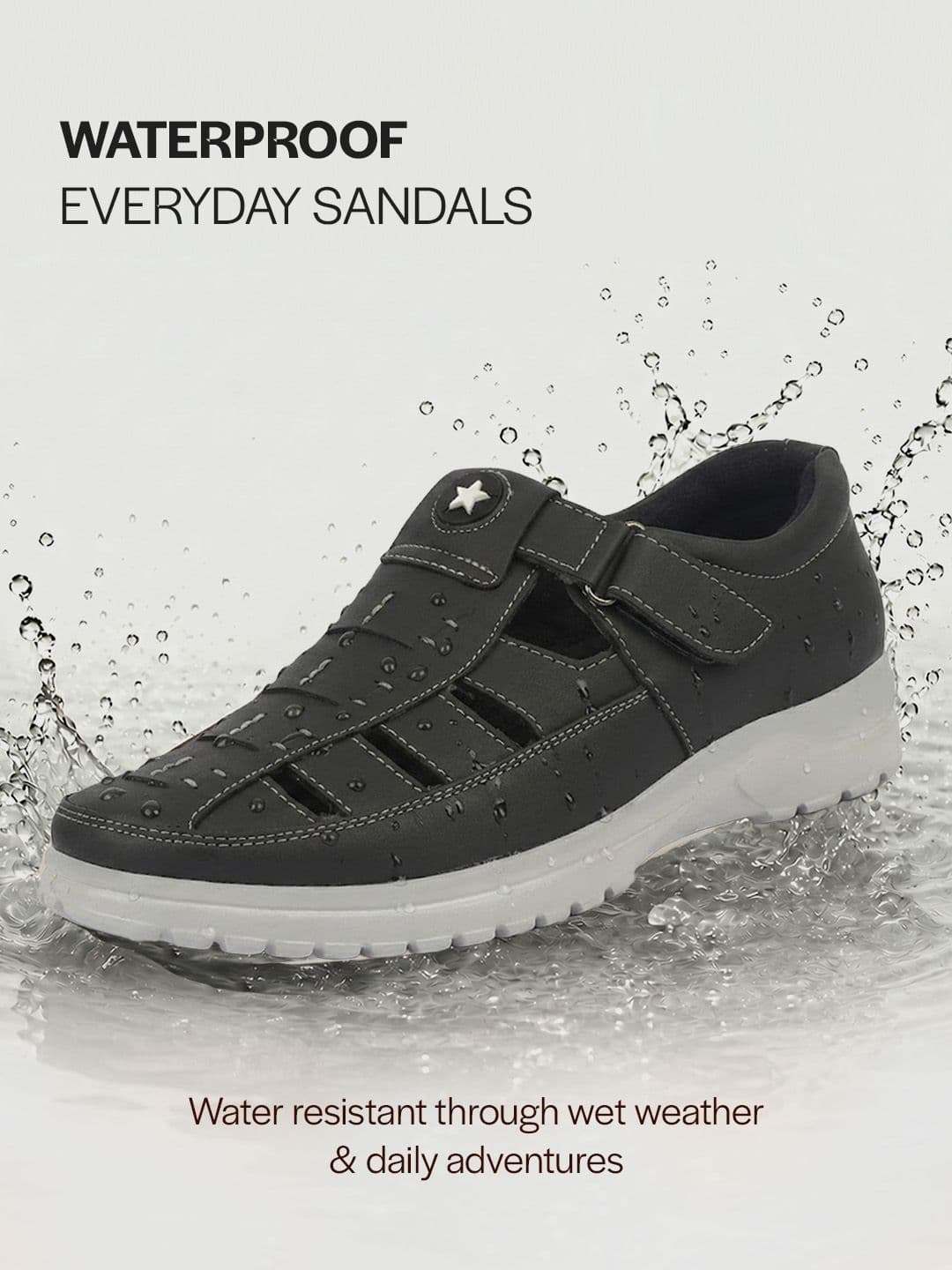 FAUSTO Men PU Shoe-Style Sandals thumbnail 3