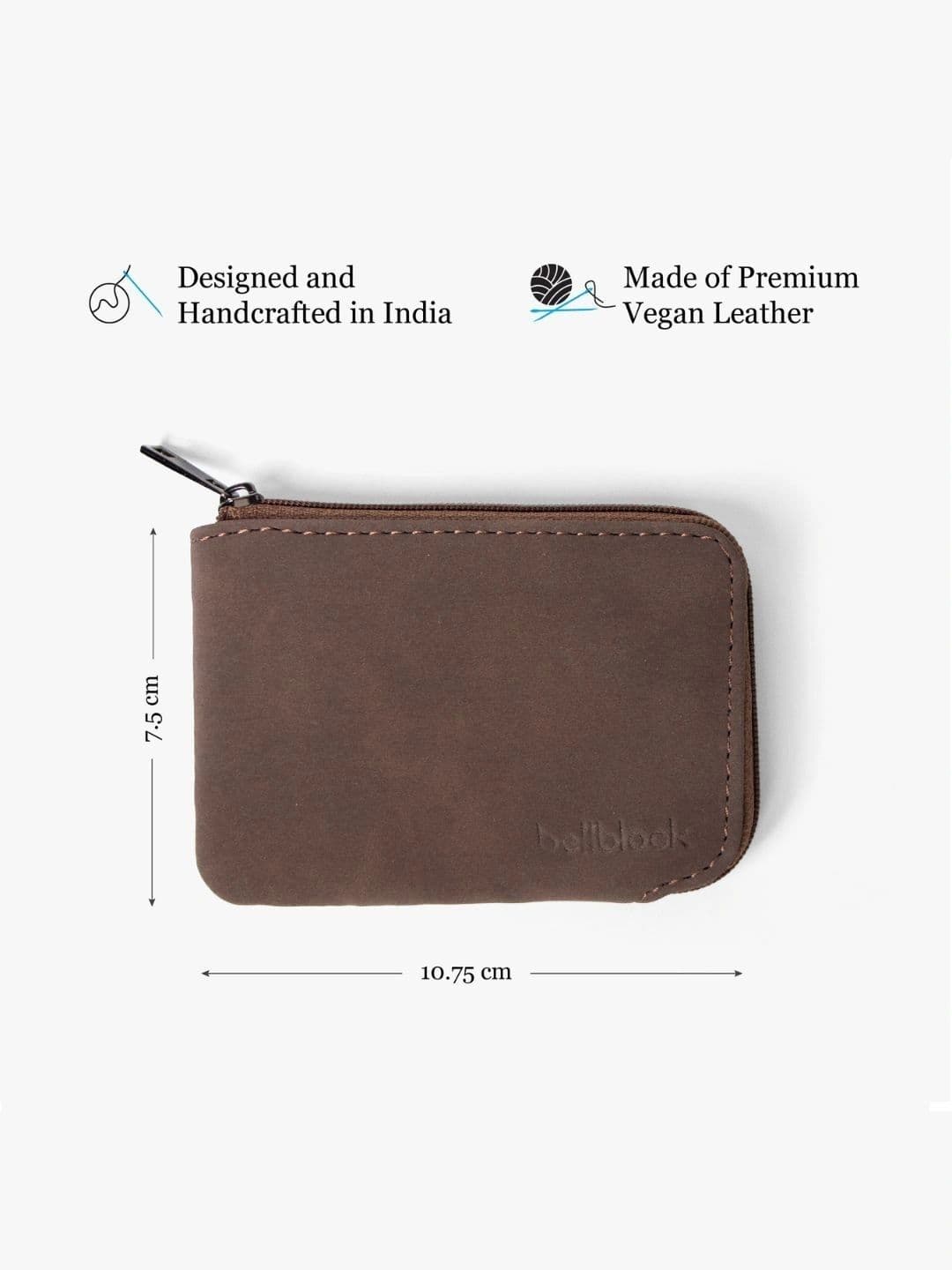Bellblock Unisex PU Zip Around Wallet with SIM Card Holder thumbnail 3