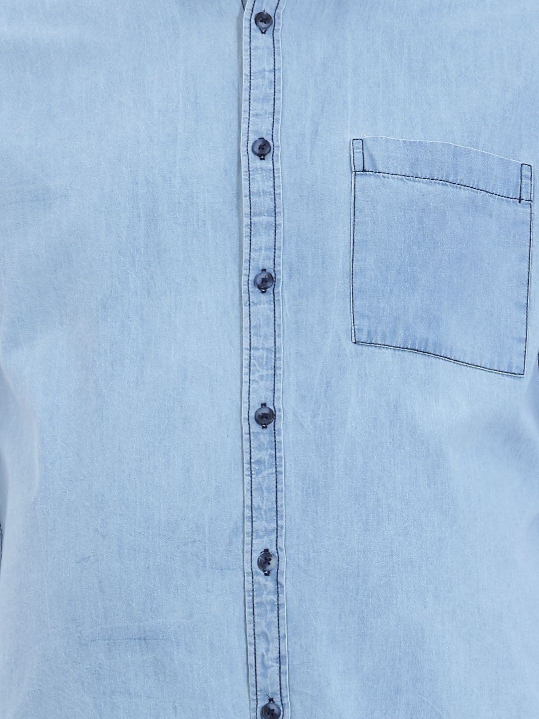 Sztori Plus Size Denim Casual Shirt thumbnail 5