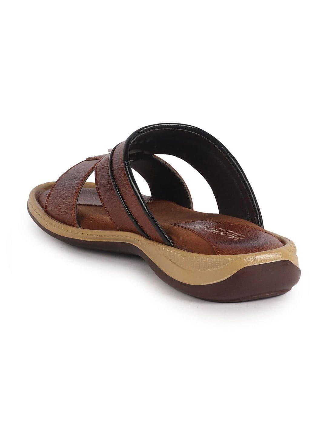 FAUSTO Men PU Slip-On Comfort Sandals thumbnail 5