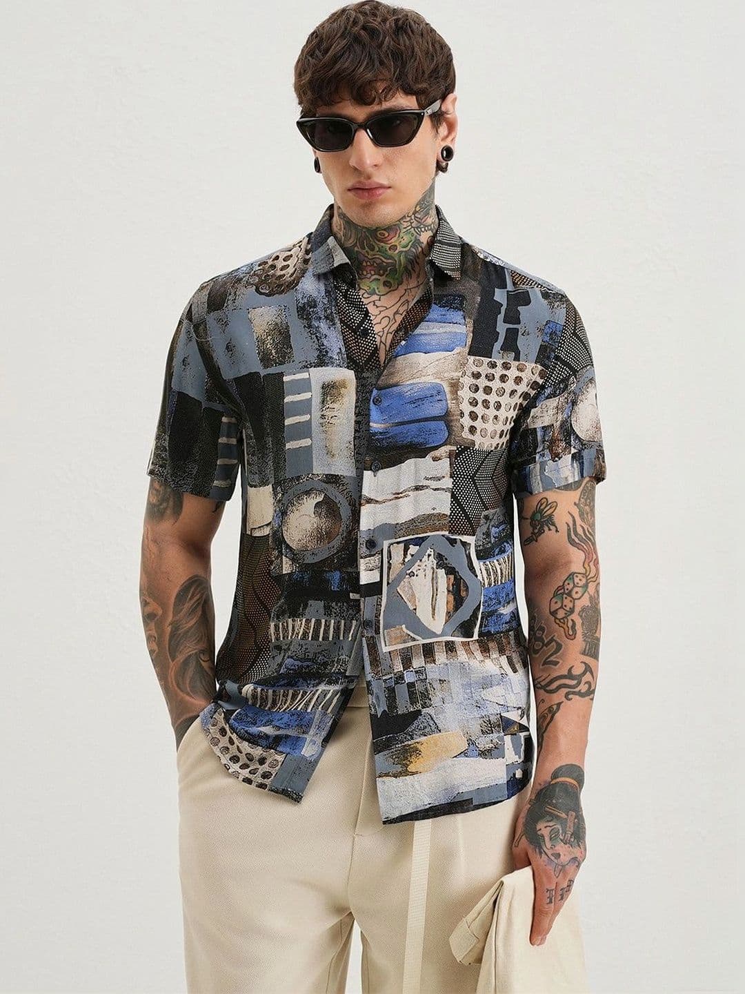 Banana Club Men Slim Fit Printed Casual Shirt thumbnail 6