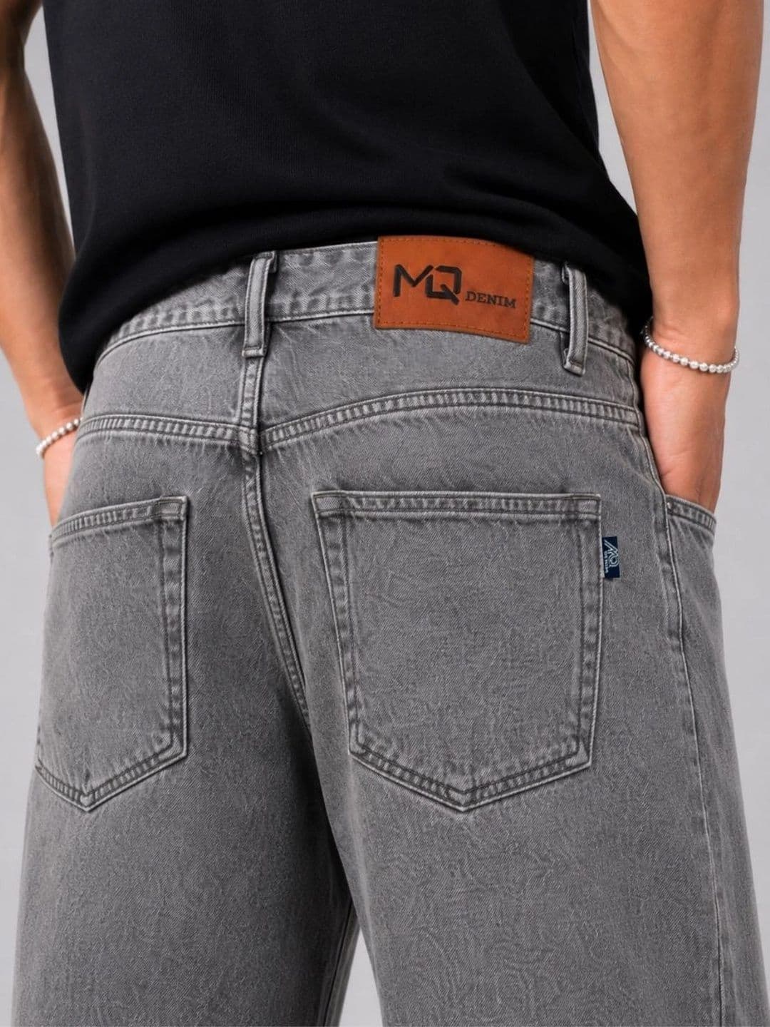 MQ Denim Men Straight Fit Mid-Rise Jeans thumbnail 2