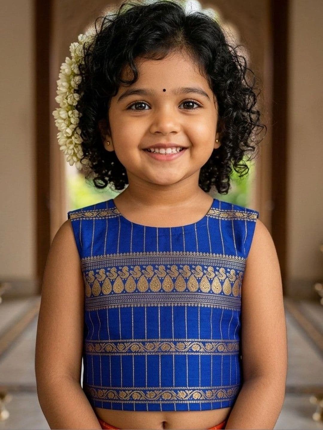 amzira Girls Ready to Wear Lehenga & thumbnail 5