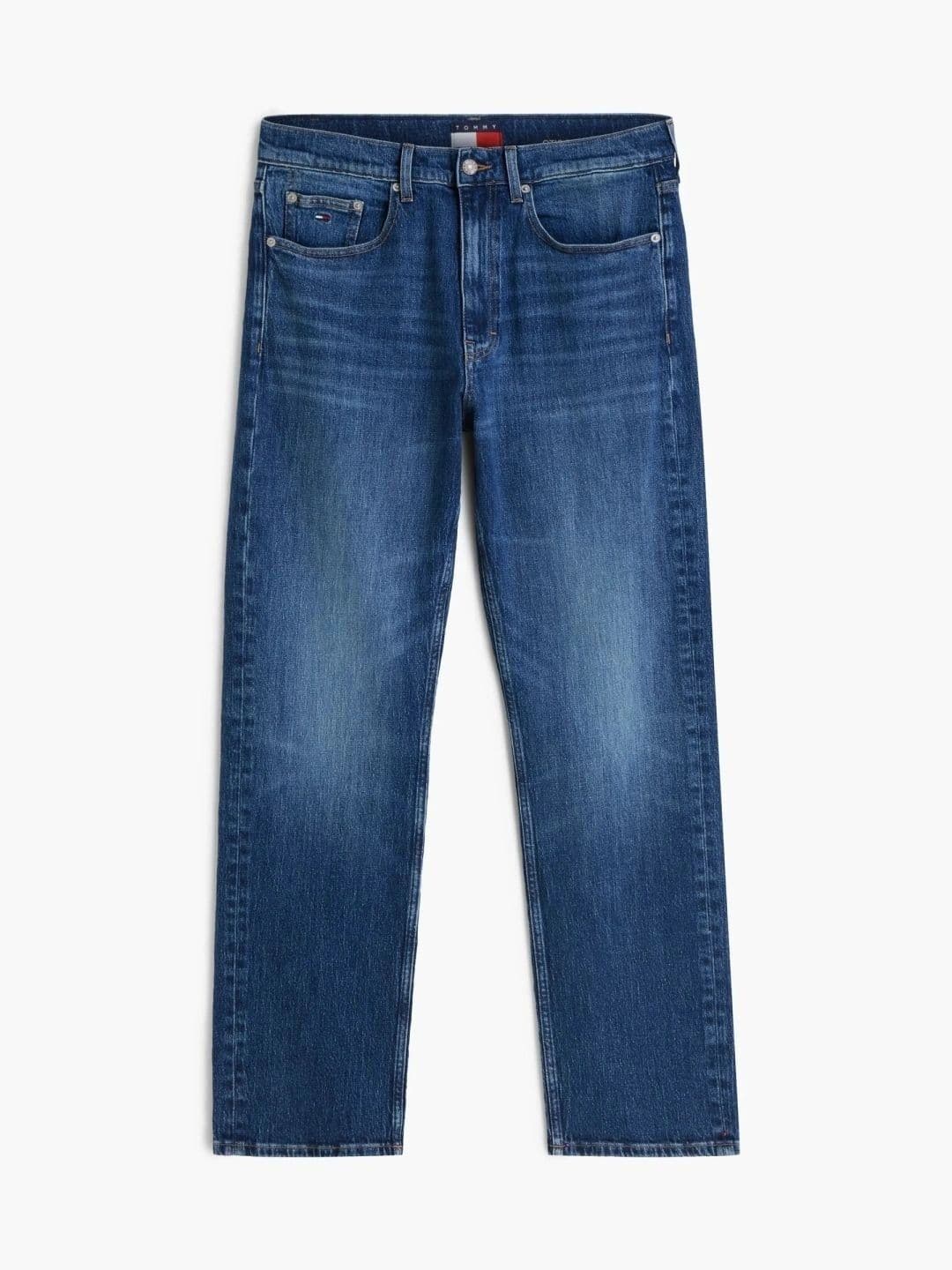 Tommy Hilfiger Men Straight Fit Mid-Rise Light Fade Stretchable Jeans thumbnail 2