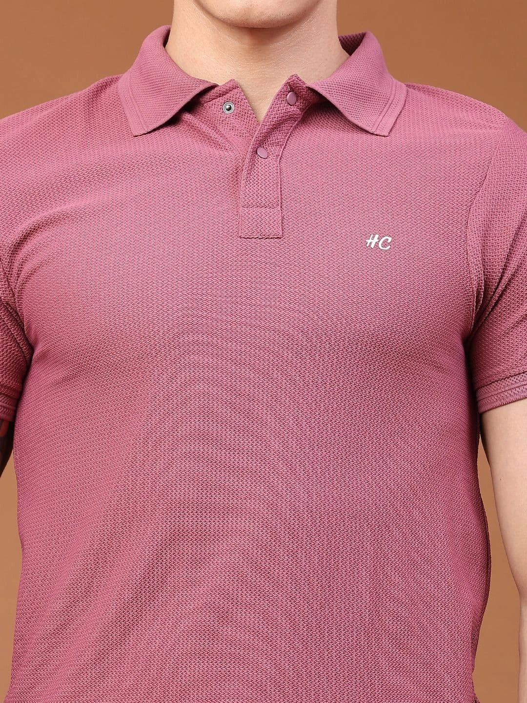 V-Mart Men Polo Collar Slim Fit T-shirt thumbnail 3