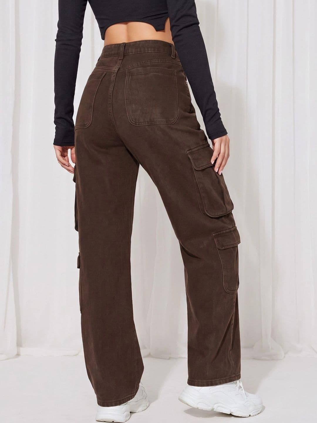 MAKPAK Women Jean Wide Leg High-Rise Stretchable Jeans thumbnail 2