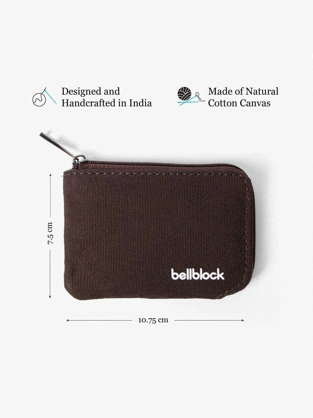 Bellblock Unisex Canvas Zip Around Wallet with SIM Card Holder thumbnail 6