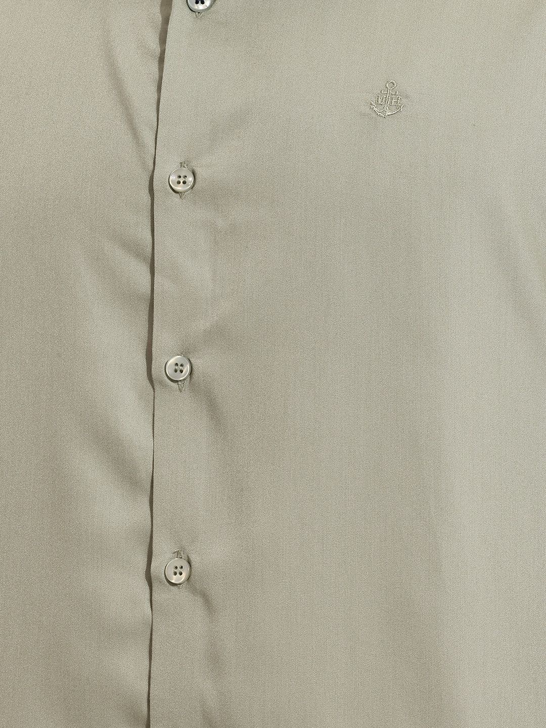 Mast & Harbour Easy Drape Sage Green Shirt thumbnail 3
