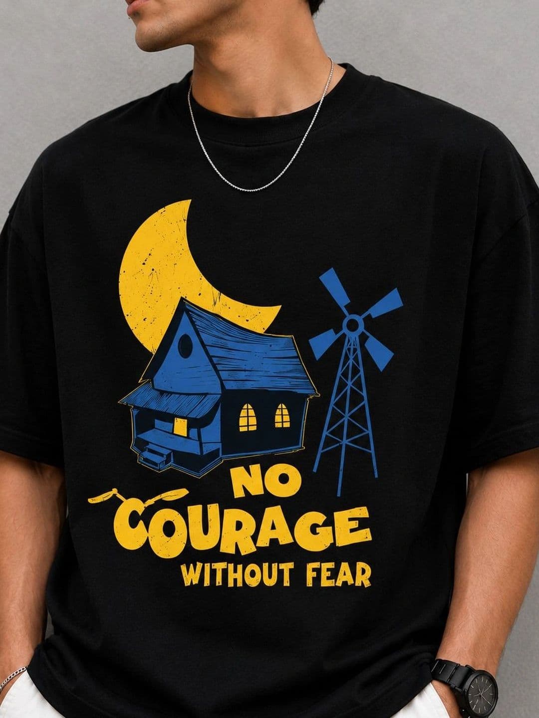 TeeVybe Men Printed T-shirt thumbnail 2