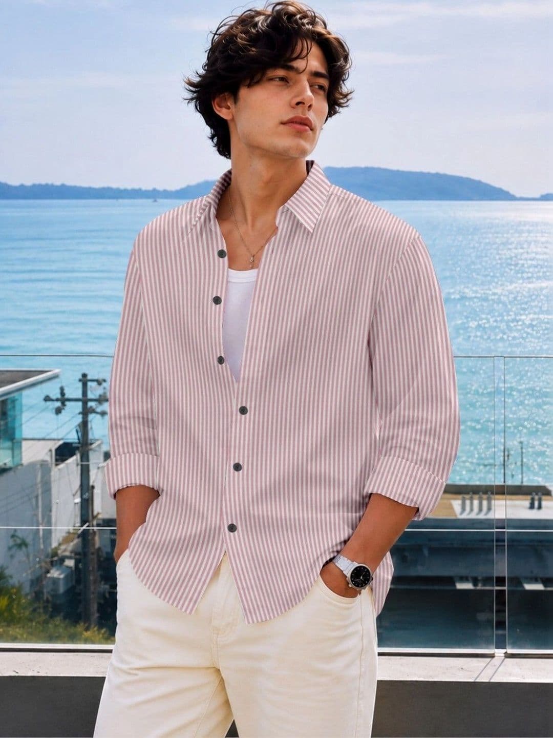 RINK ENTERPRISE Men Striped Casual Shirt - view 1