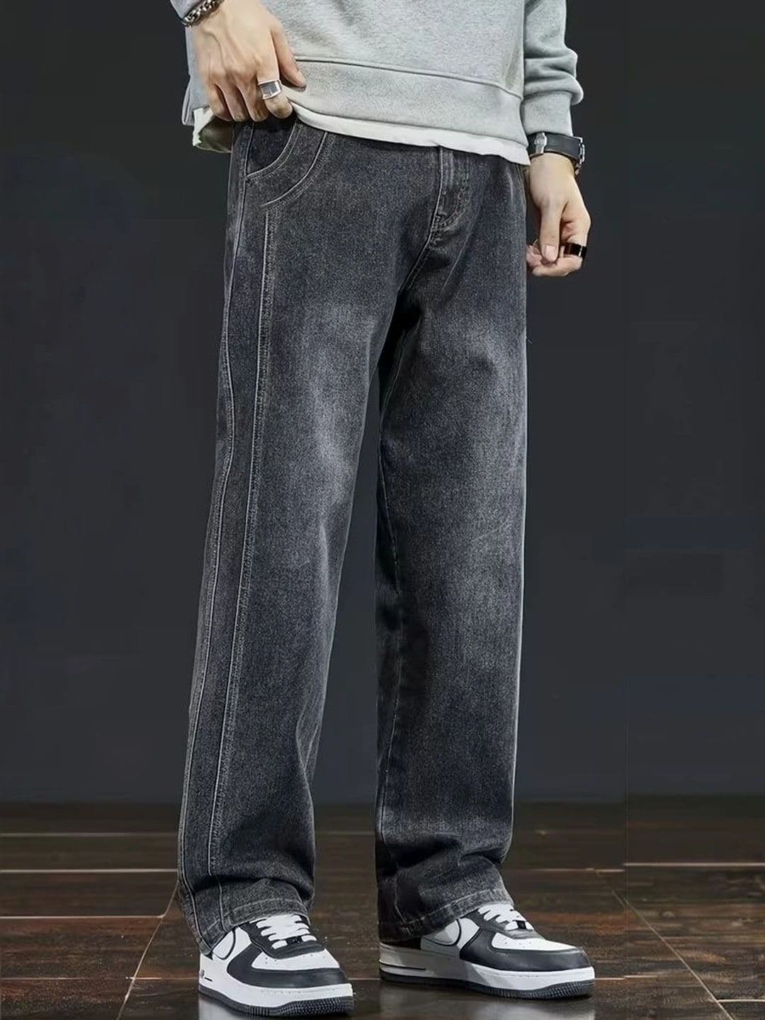 Stylefabs Men Relaxed Fit Mid-Rise Jeans - view 1