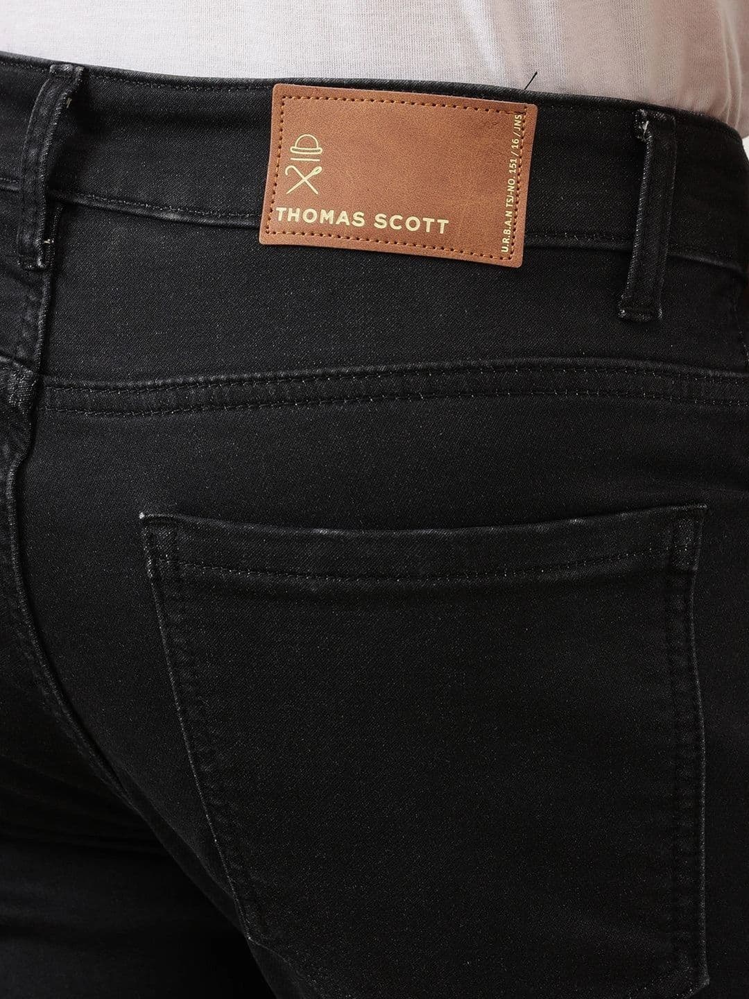 Thomas Scott Men Smart Bootcut Mid-Rise Stretchable Jeans thumbnail 4