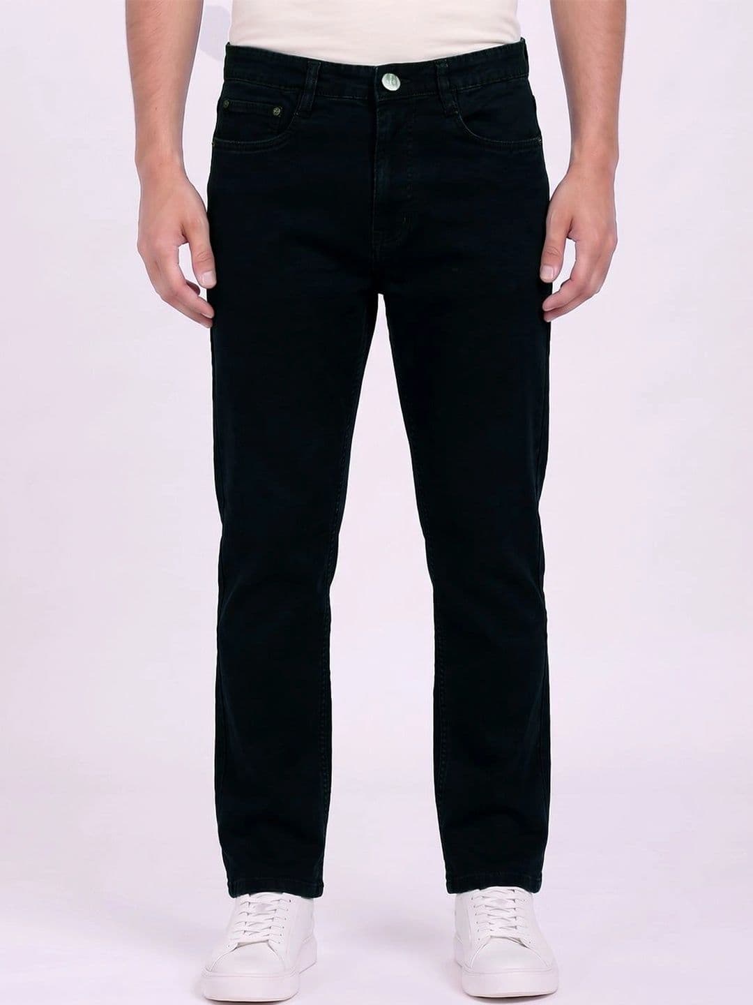 THUNDER JEANS Men Regular Fit Mid-Rise Stretchable Jeans thumbnail 3