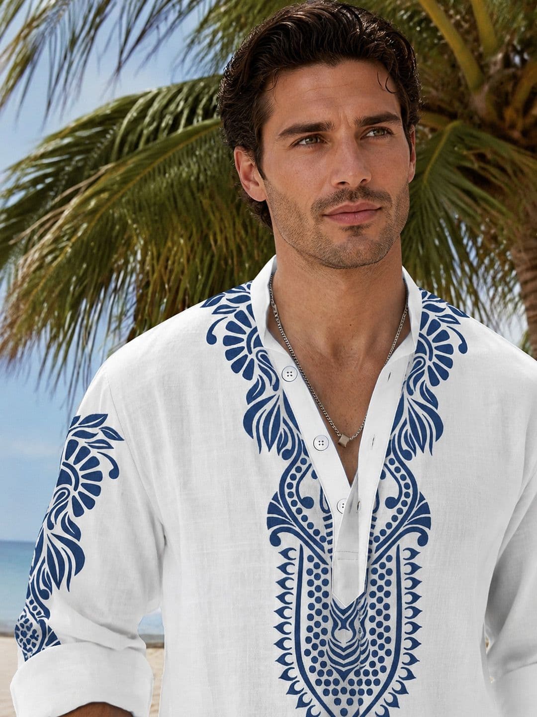 Anouk Men Ethnic Motifs Printed Kurta thumbnail 4