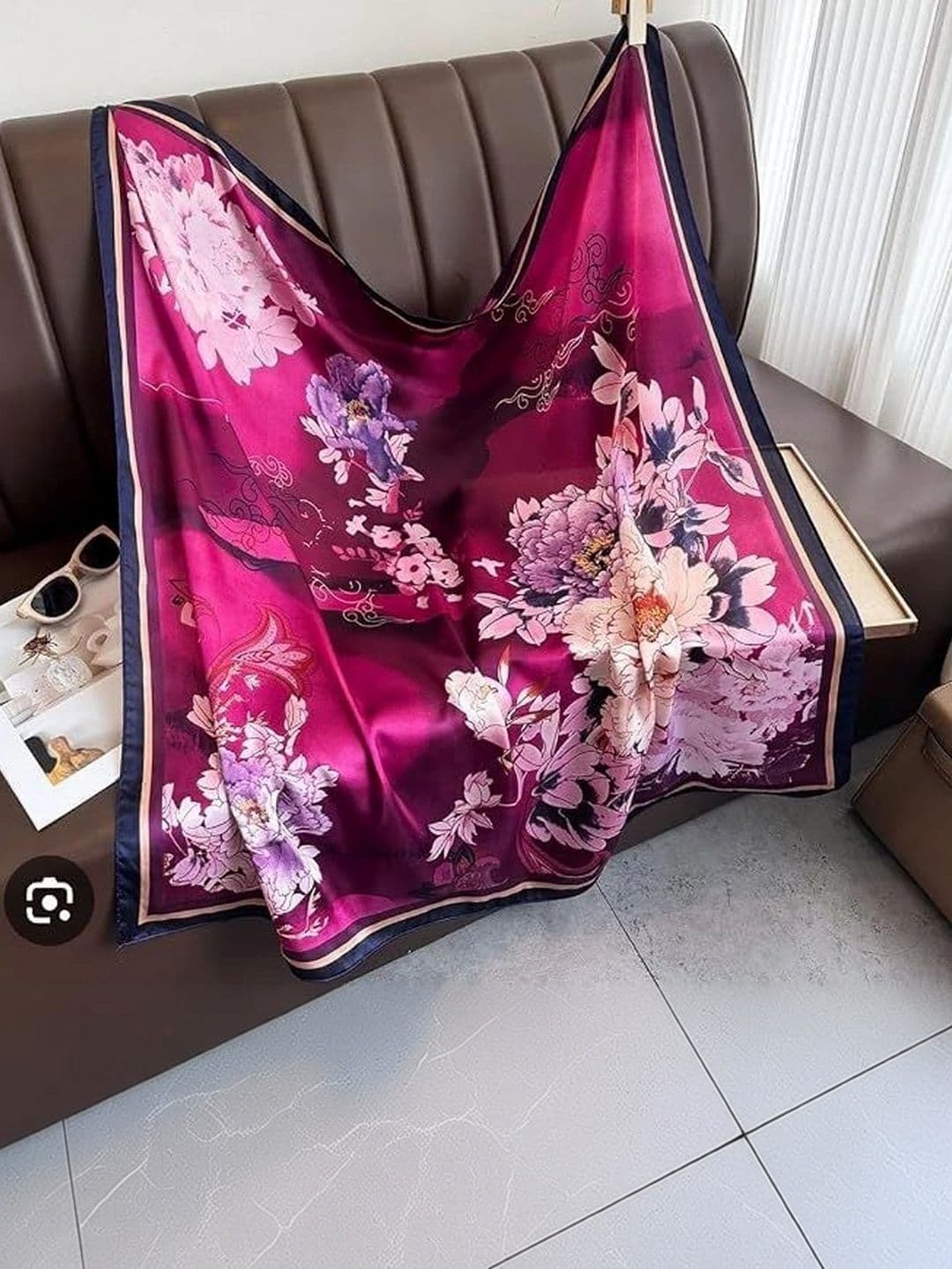 ANDVOGUE Silk Stoles & Scarf for women thumbnail 6