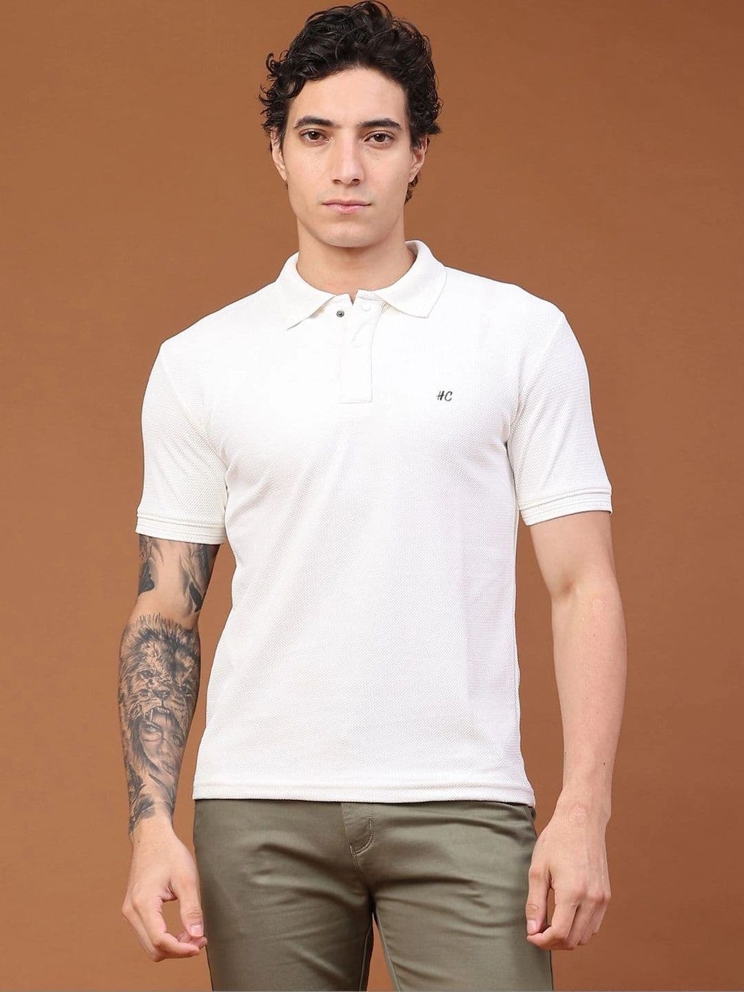 V-Mart Men Polo Collar Slim Fit T-shirt thumbnail 3