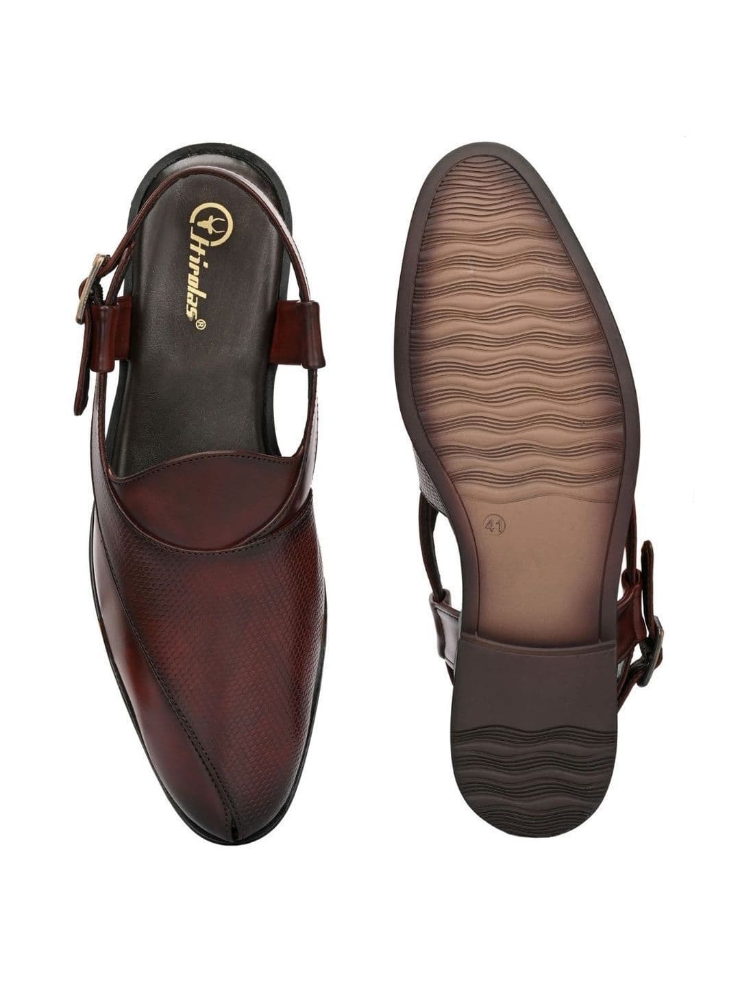 HIROLAS Men Ethnic Shoe-Style Sandals thumbnail 3