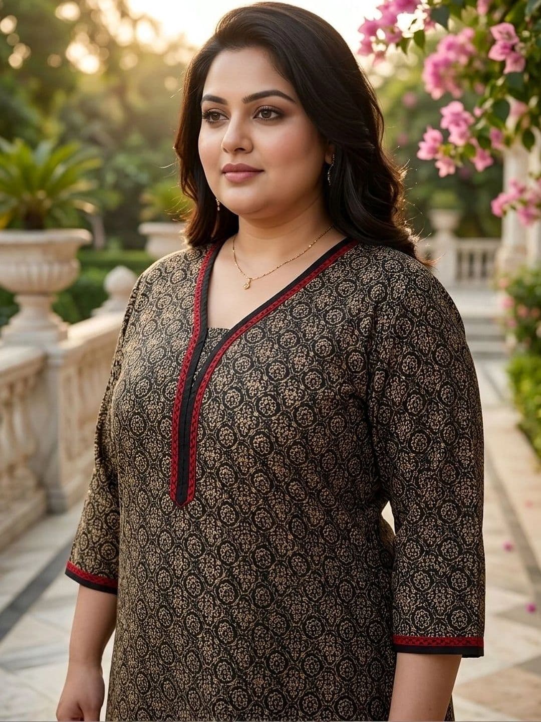 Sztori Women Floral Printed Kurta thumbnail 3