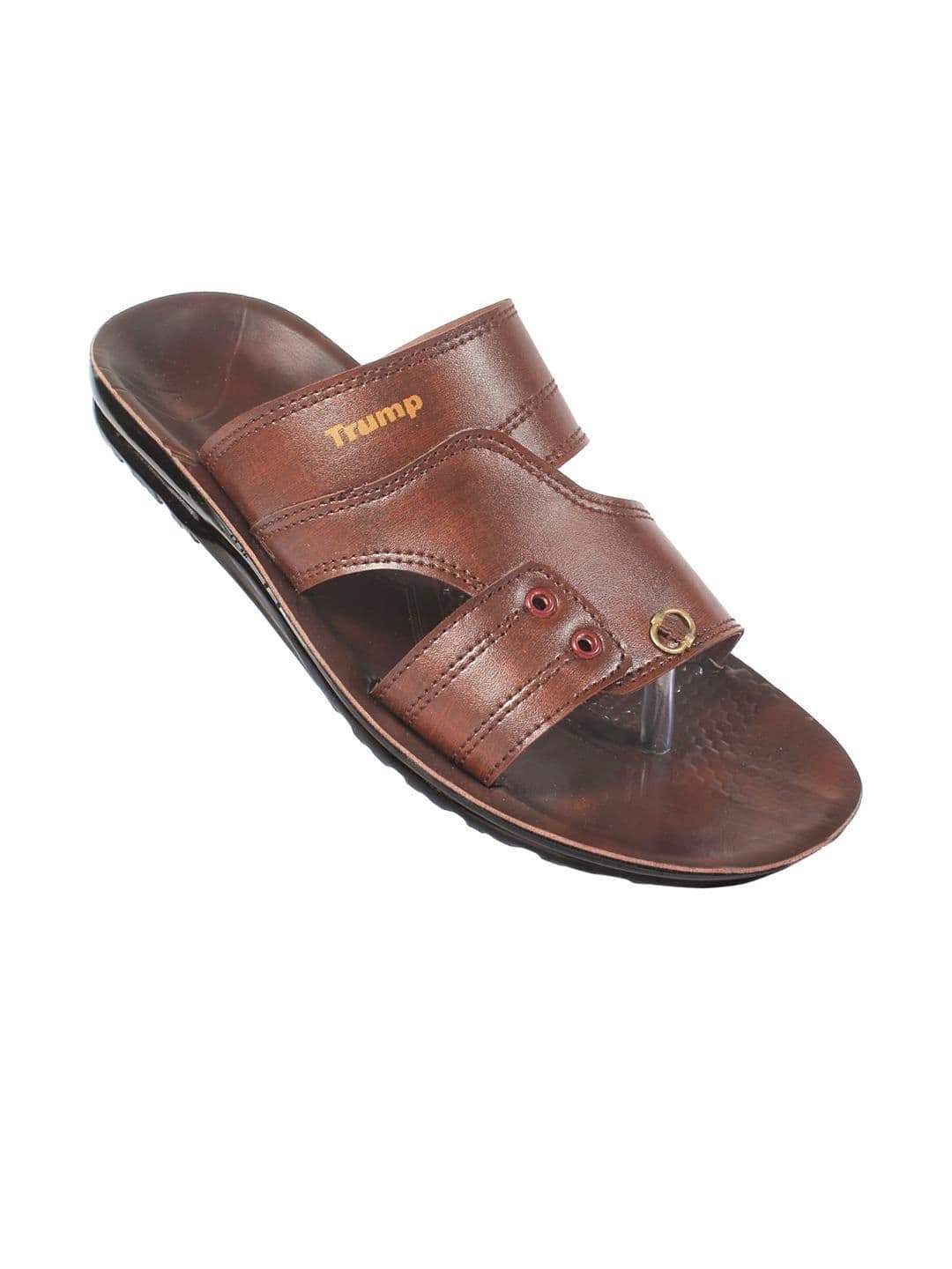 Trump Bizazo Men Tan Flip Flops thumbnail 3