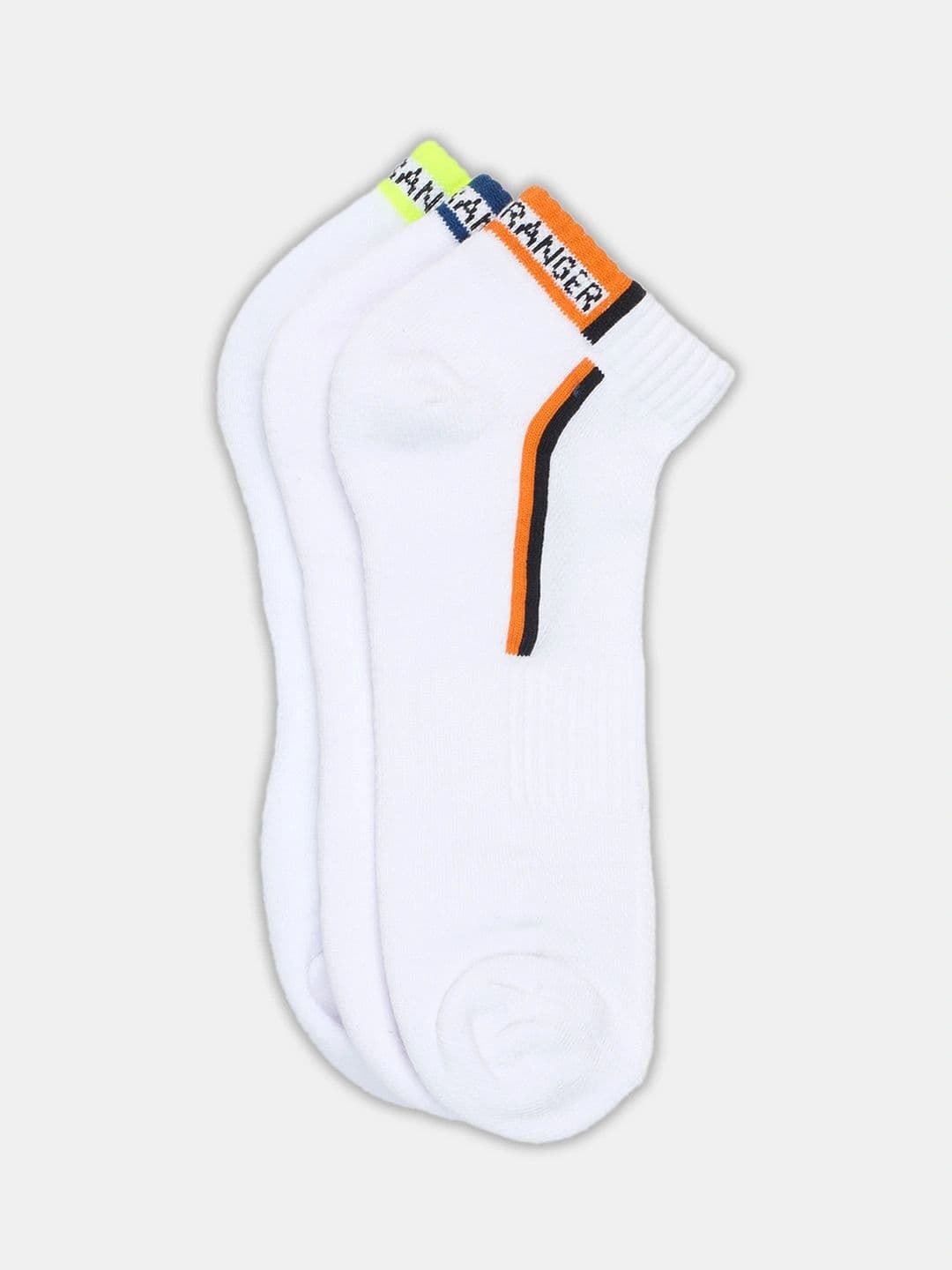 Urban Ranger by pantaloons Men Pack of 3 Cotton Blend Assorted Patterned Ankle Length Socks thumbnail 4