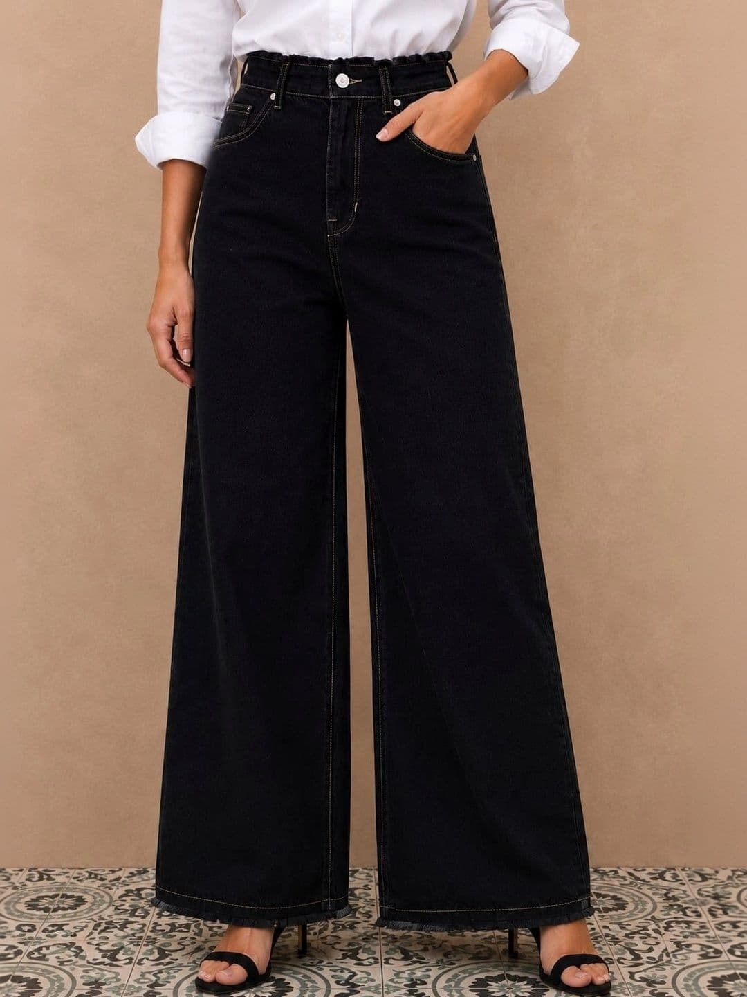 all about you Women Comfort Wide Leg High-Rise Jeans thumbnail 3