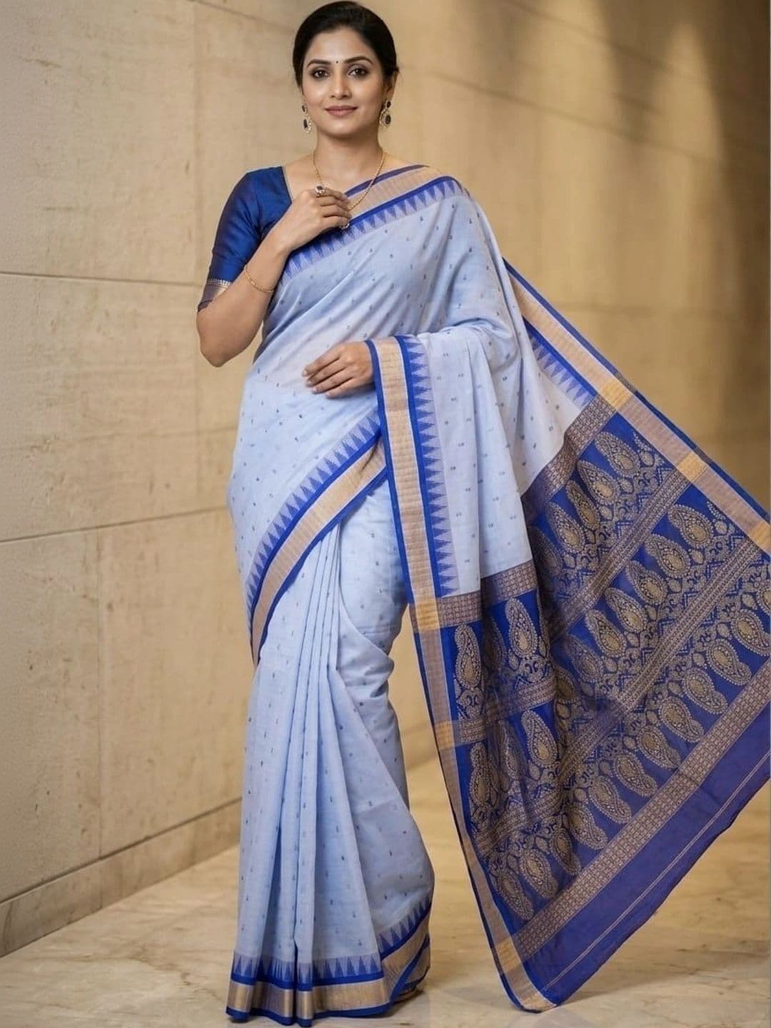 Silk Loomluxe Woven Design Zari Art Silk Sambalpuri Saree - view 1