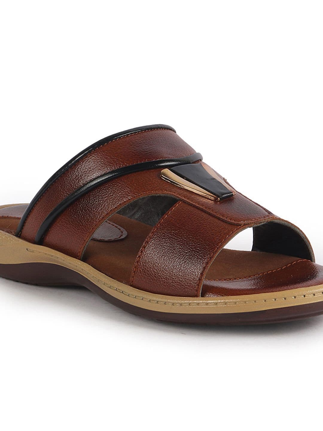 FAUSTO Men PU Slip-On Comfort Sandals thumbnail 4