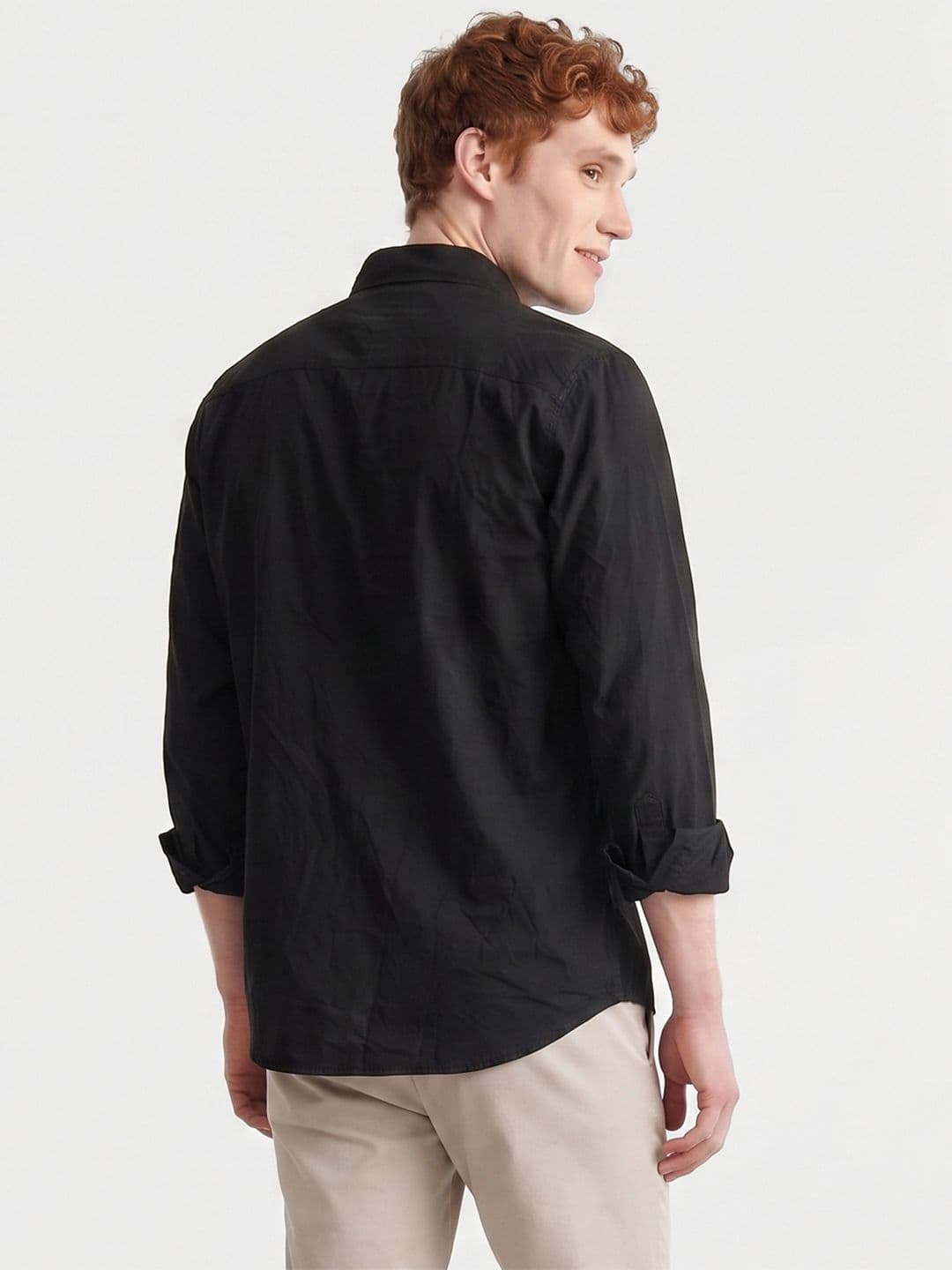 Mast & Harbour Easy Drape Textured Back Shirt thumbnail 4