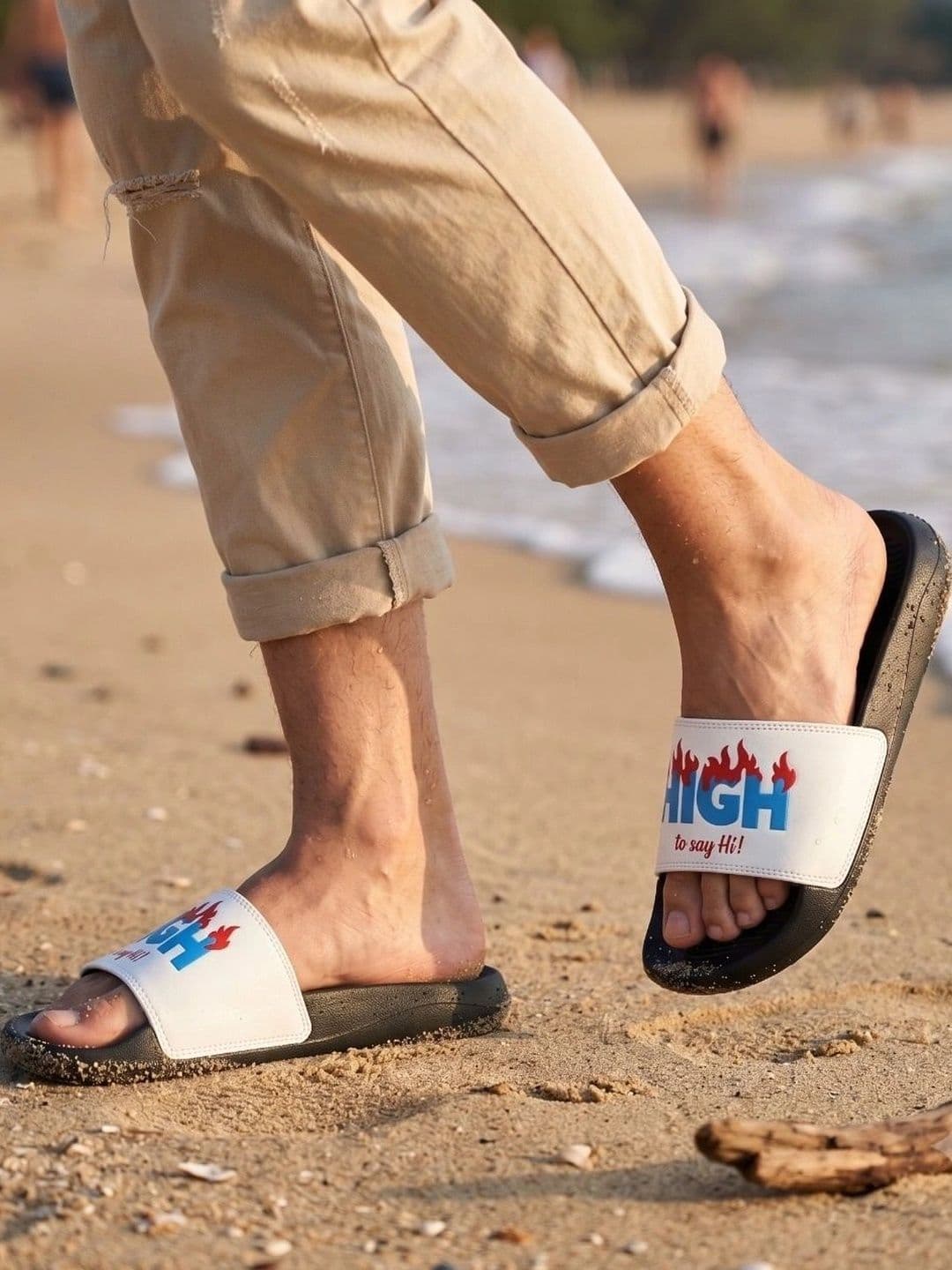 DHR FOOTWEAR Unisex Printed Sliders thumbnail 5