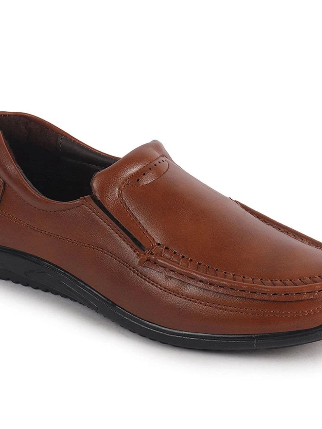 FAUSTO Men Round Toe Formal Slip-On Shoes thumbnail 5