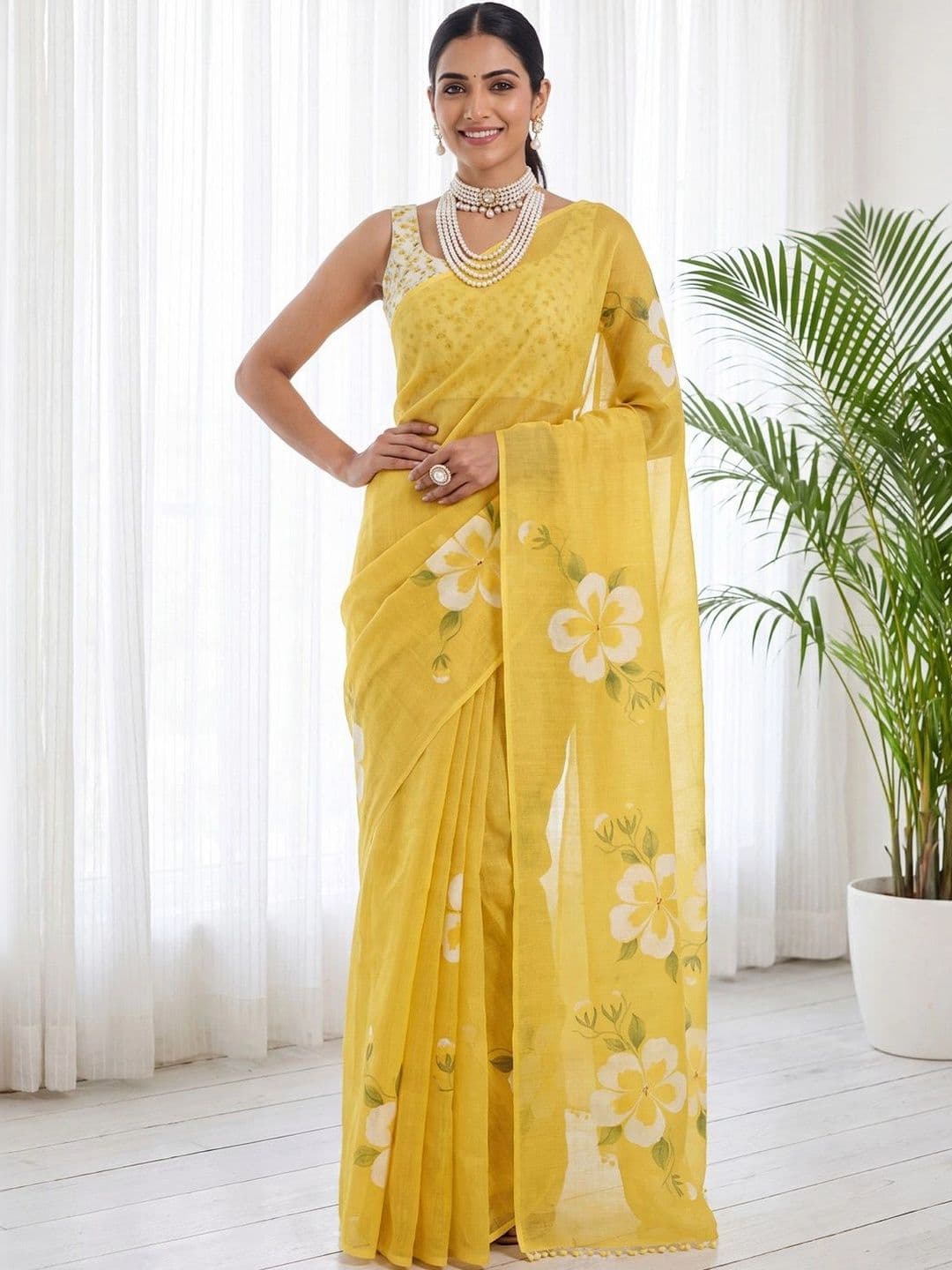 Saree mall Floral Designer Sarees thumbnail 2
