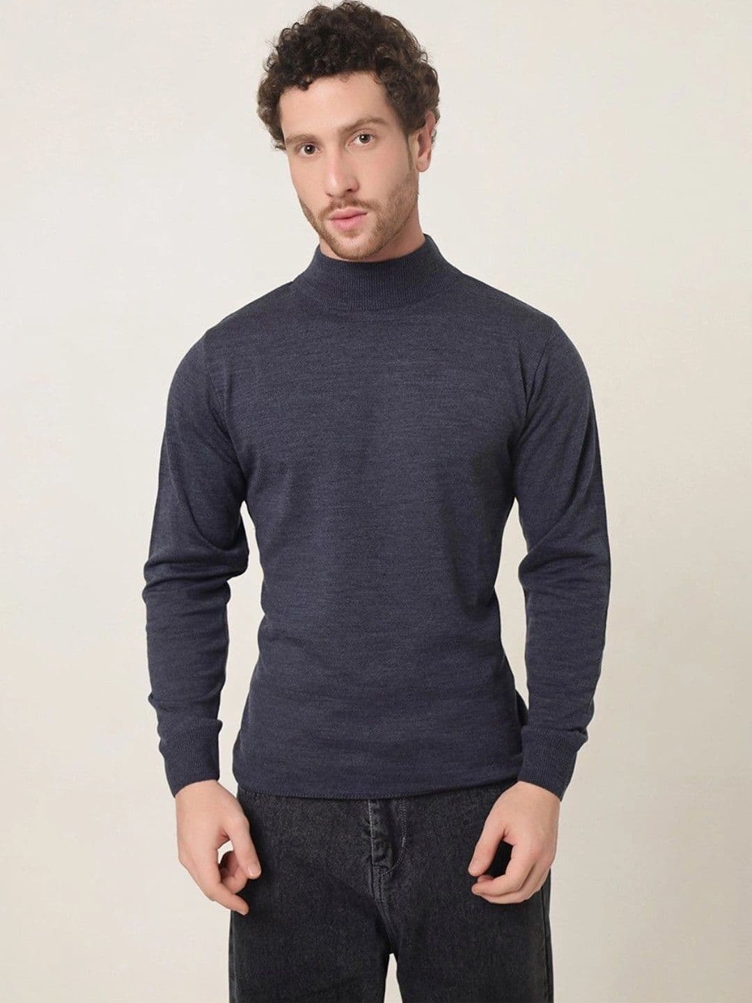 WONBLUD Men Woollen Pullover - view 1
