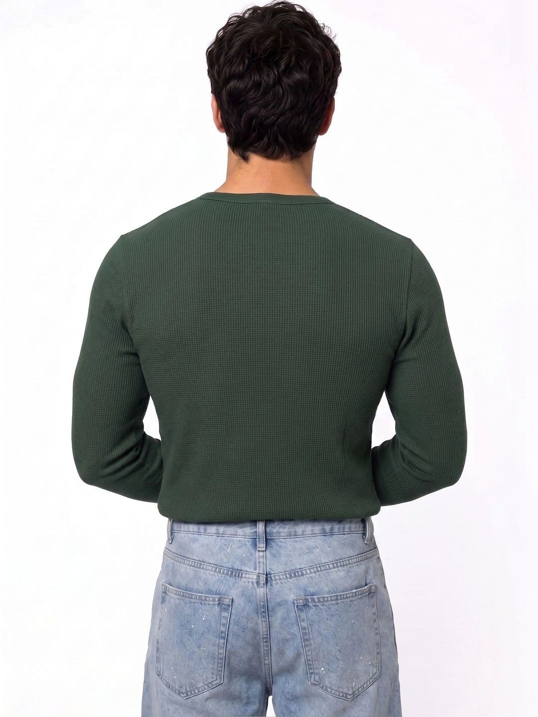 Azizan Men Henley Neck T-shirt thumbnail 3