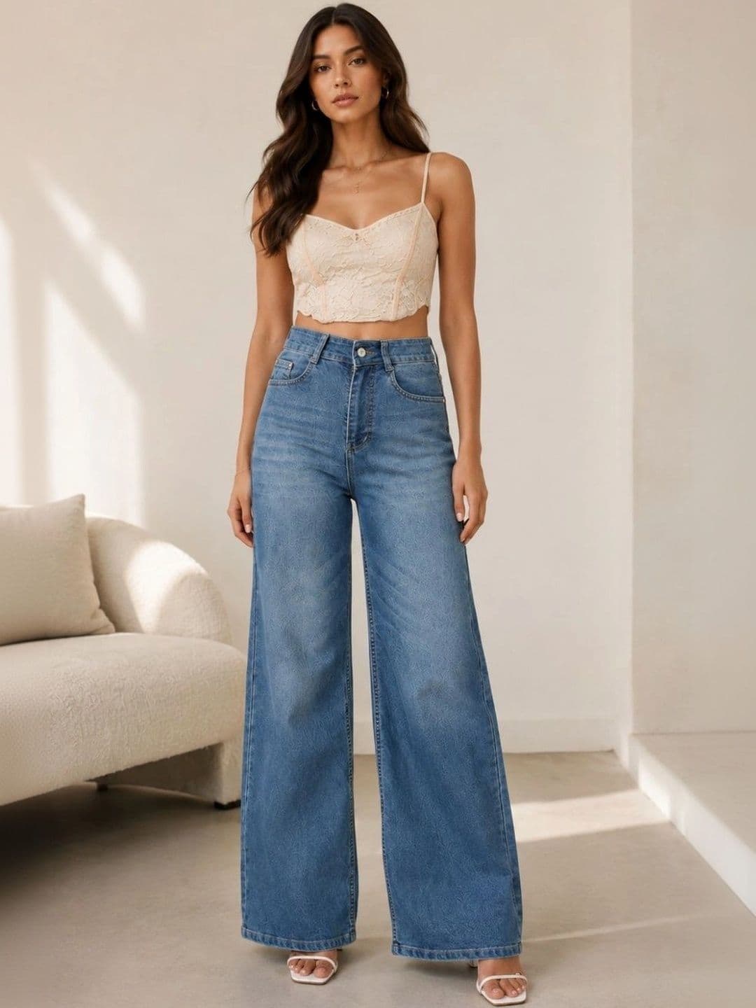 YOU 8 Women Straight Fit High-Rise Jeans - view 1