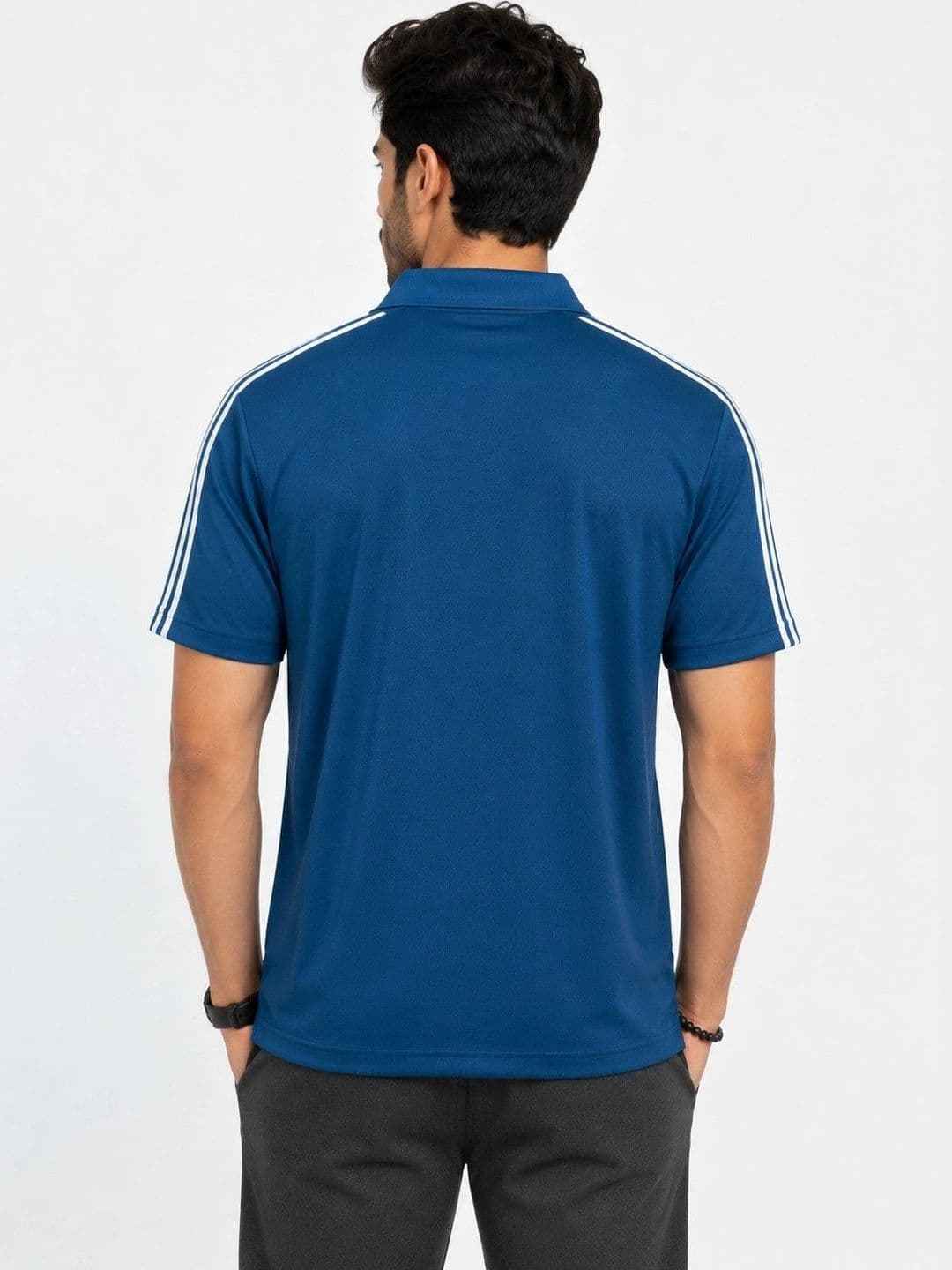 MaverIQ Men Polo Collar Dri-FIT Slim Fit T-shirt thumbnail 2