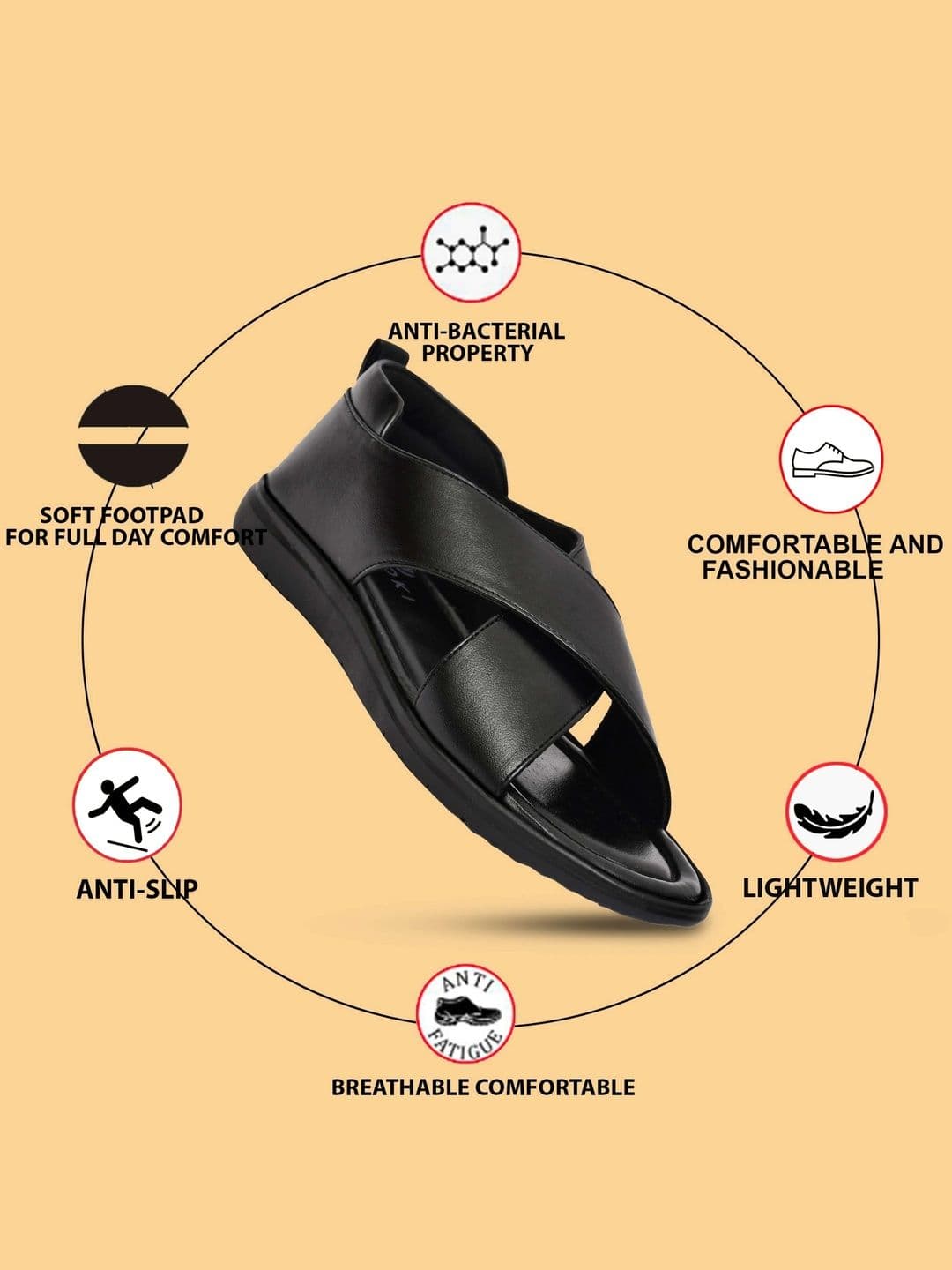 BIGGIE Men Shoe-Style Sandals thumbnail 4