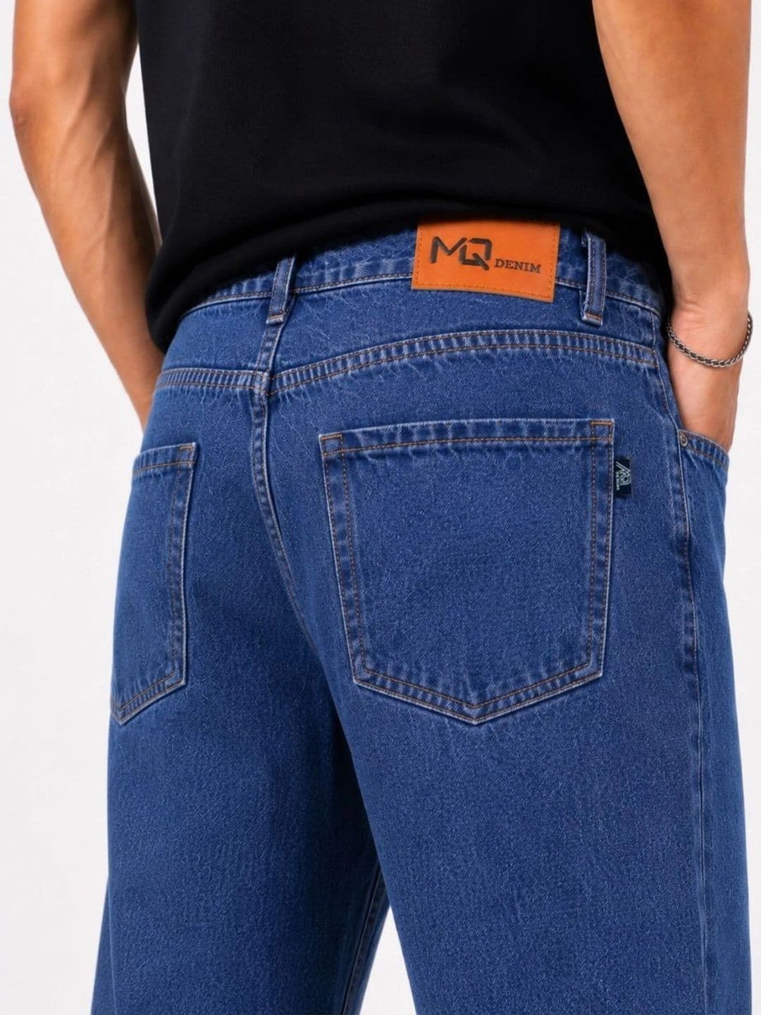 MQ Denim Men Straight Fit Mid-Rise Jeans thumbnail 4