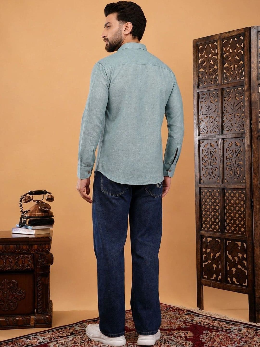 CHIRASVI Men Classic Casual Shirt thumbnail 2