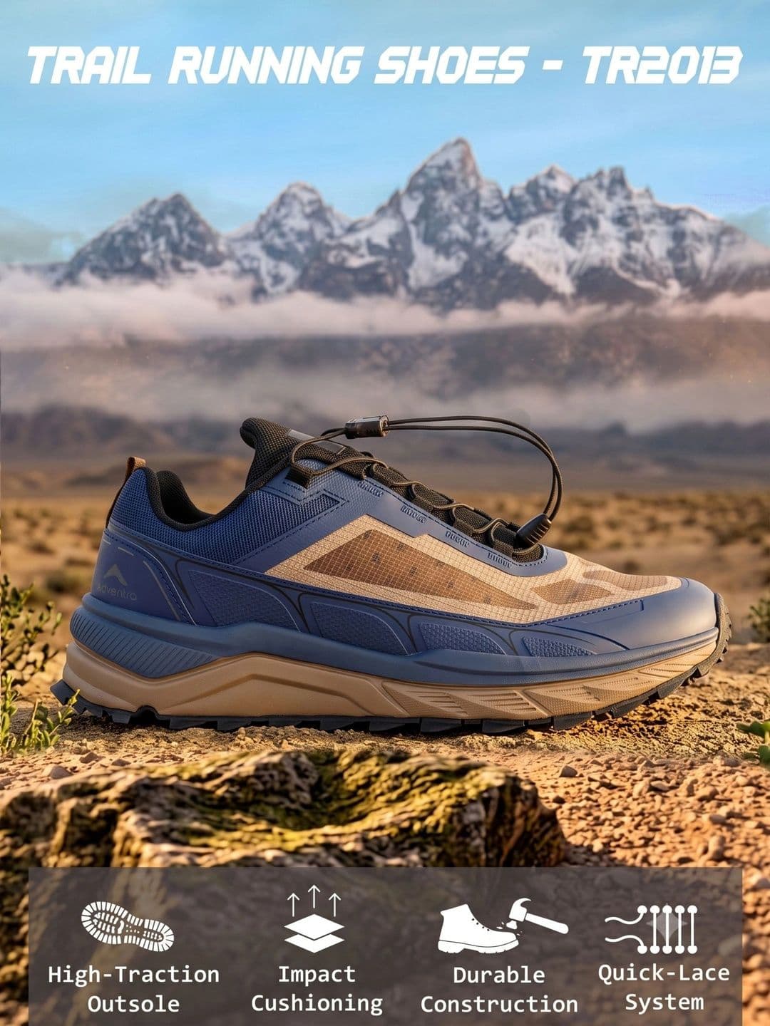 Adventra Sports Men Trekking Shoes thumbnail 4