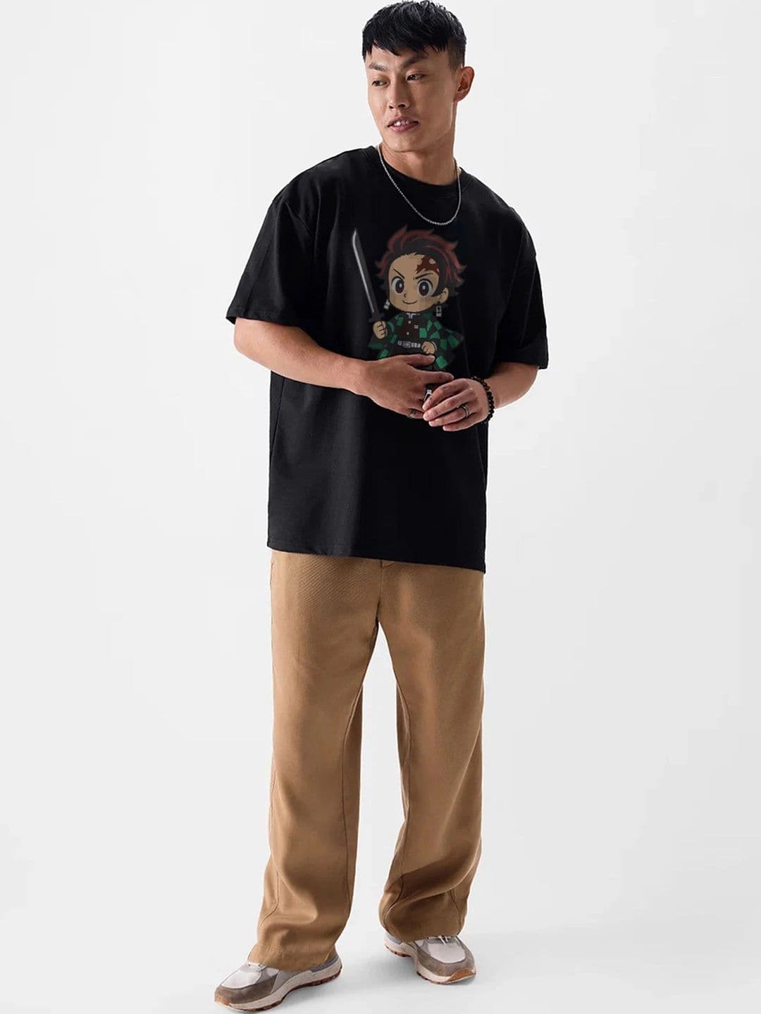 Moda rapido X TOGS & TERRE Men Printed Organic Cotton Blend T-shirt thumbnail 3