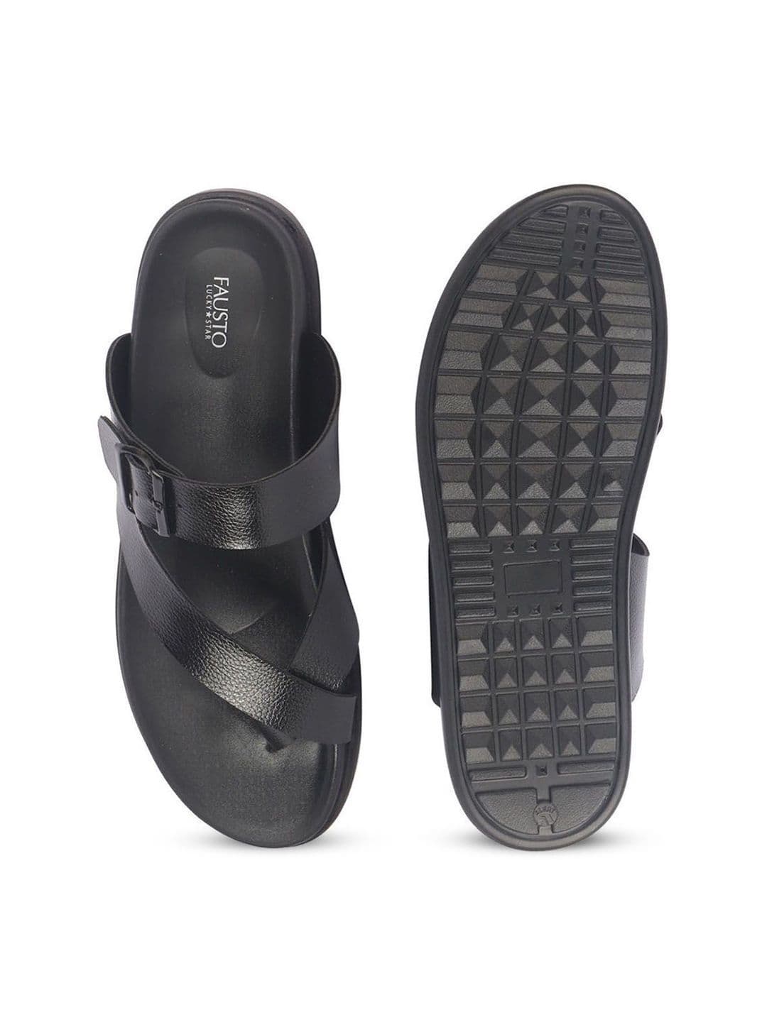 FAUSTO Men PU Comfort Sandals thumbnail 5