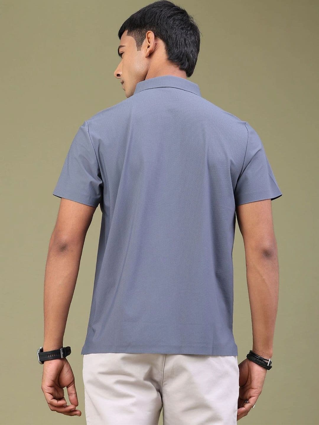 V-Mart Men Polo Collar Slim Fit T-shirt thumbnail 2