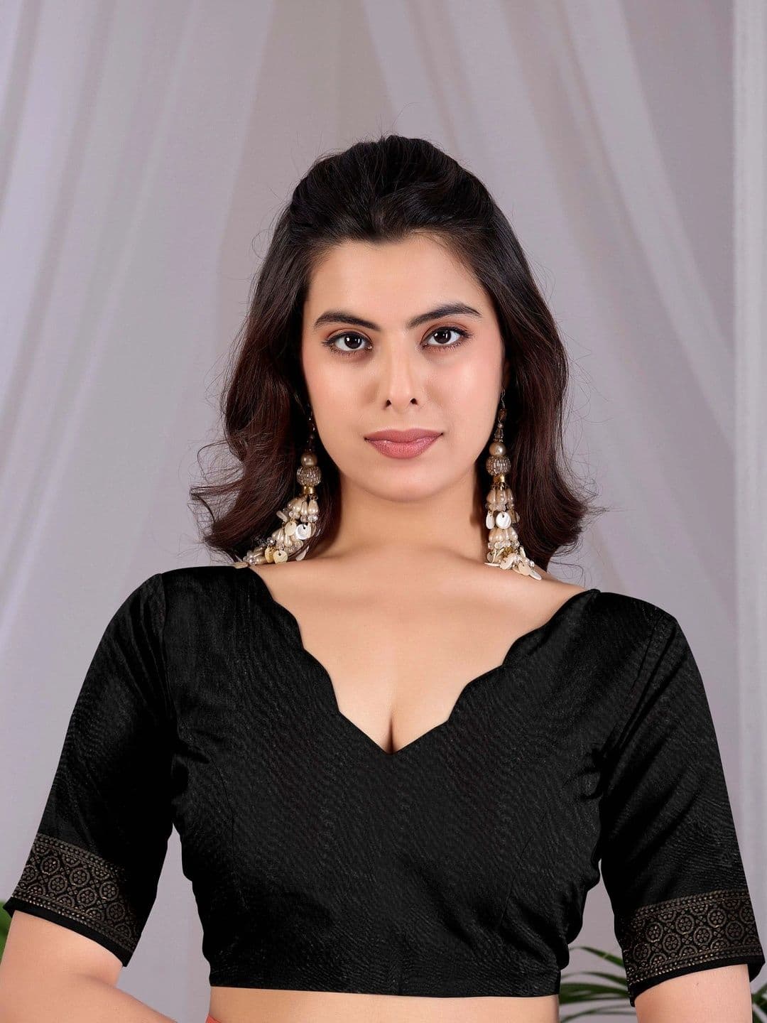 Moda Rapido Striped Zari Silk Blend Designer Saree thumbnail 5