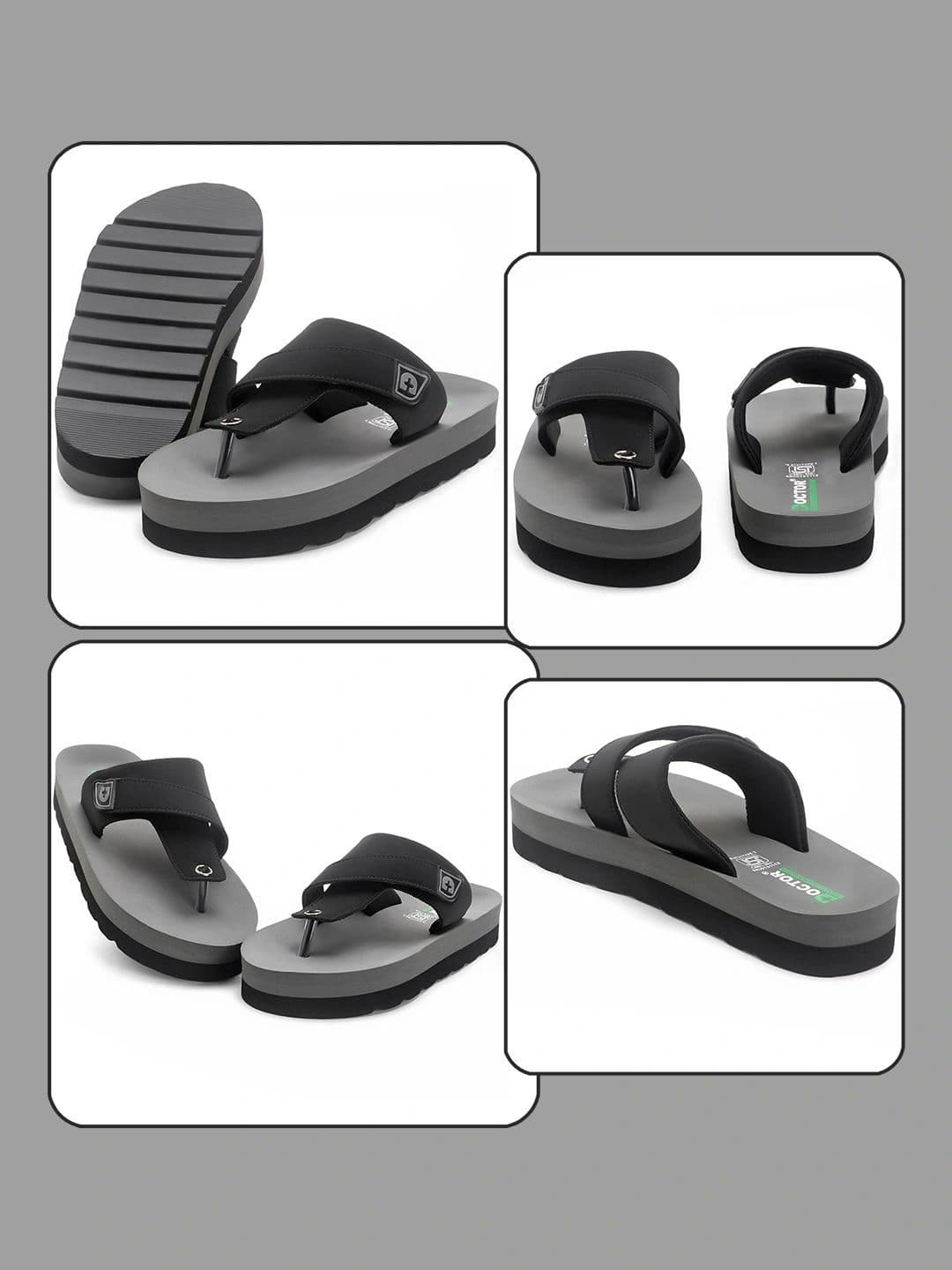DOCTOR HEALTH SUPER SOFT Men Thong Flip-Flops thumbnail 7