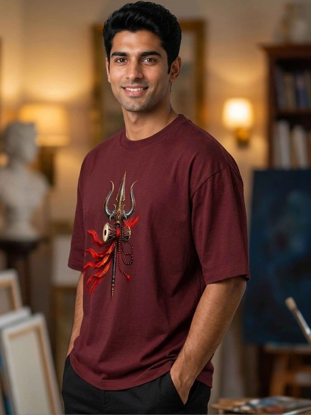 EXCELLO Men Printed T-shirt thumbnail 4