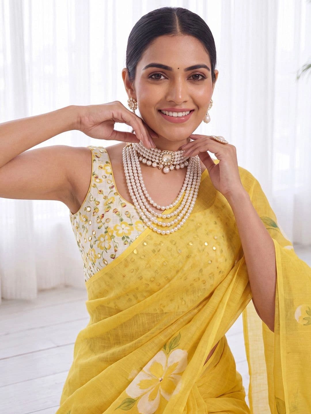Saree mall Floral Designer Sarees thumbnail 3