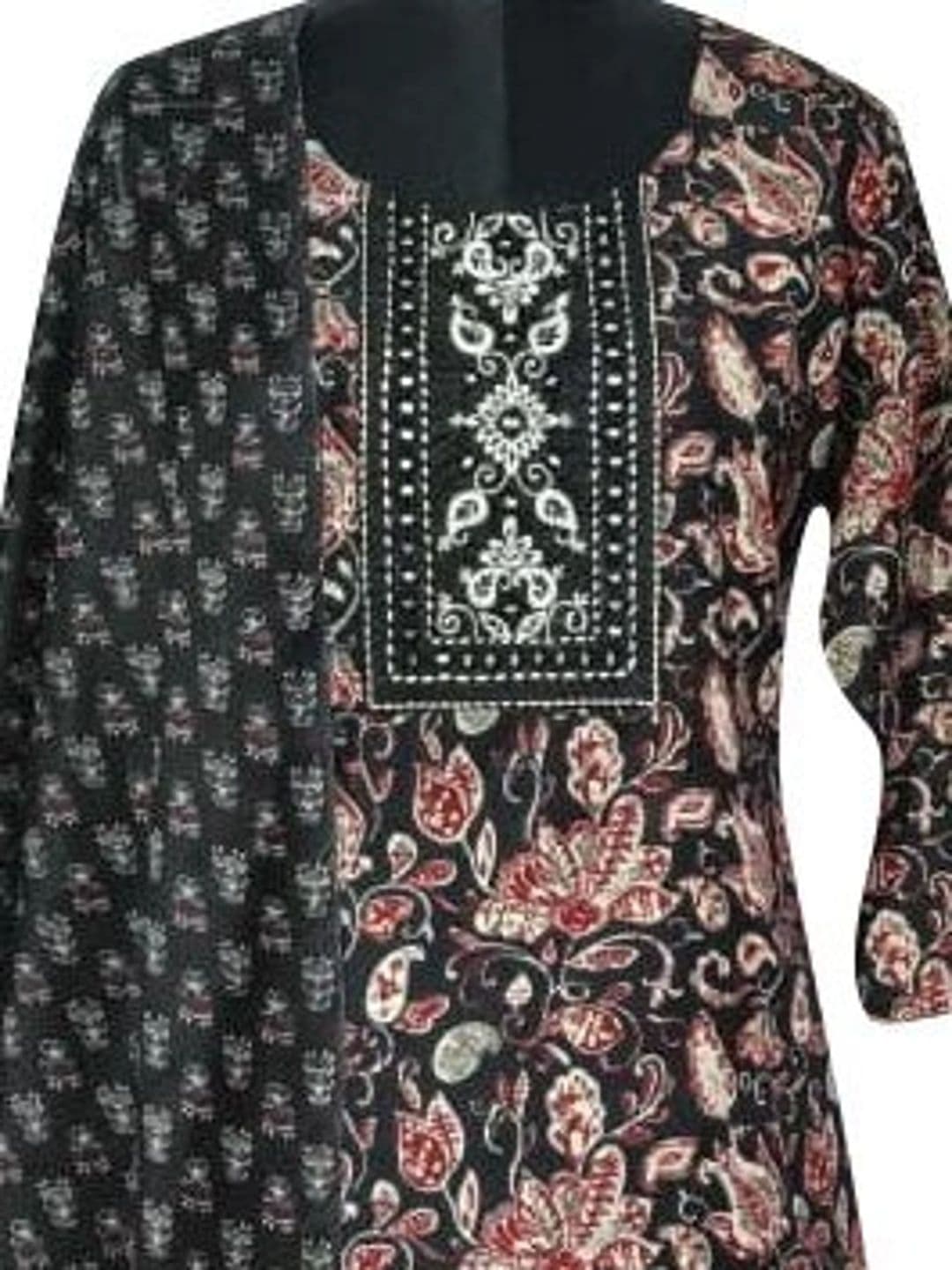Roly Poly Women Ethnic Motifs Printed Regular Thread Work Kurta with Palazzos & With Dupatta thumbnail 6