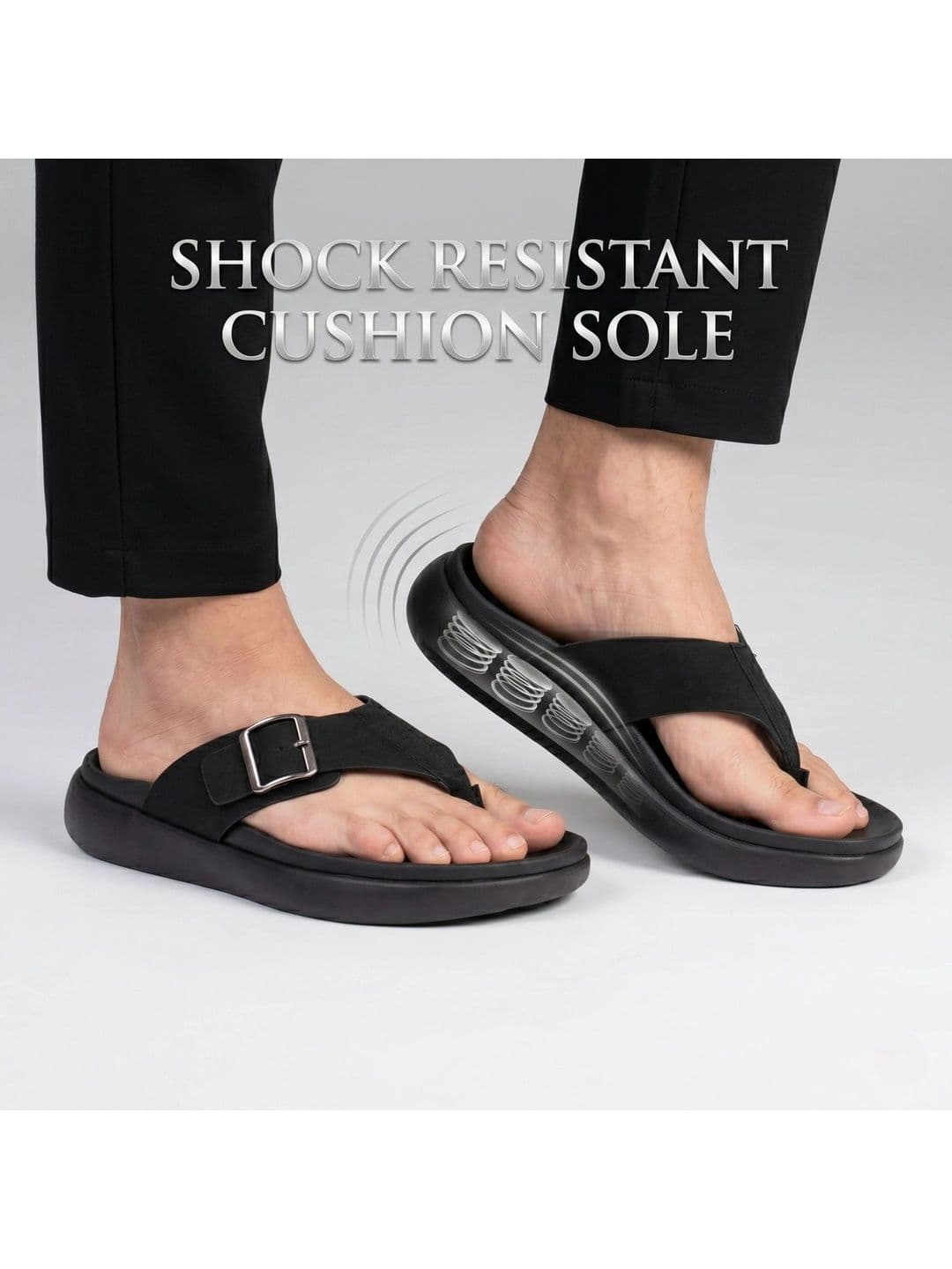 BINUTOP Men Comfort Sandals thumbnail 3