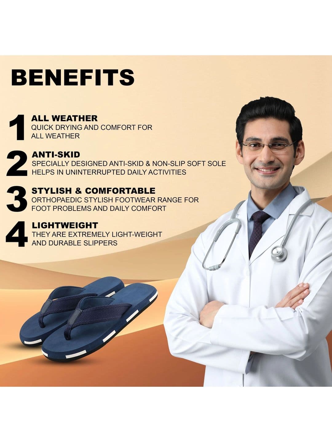 Roadster Men Rubber Thong Flip-Flops thumbnail 4