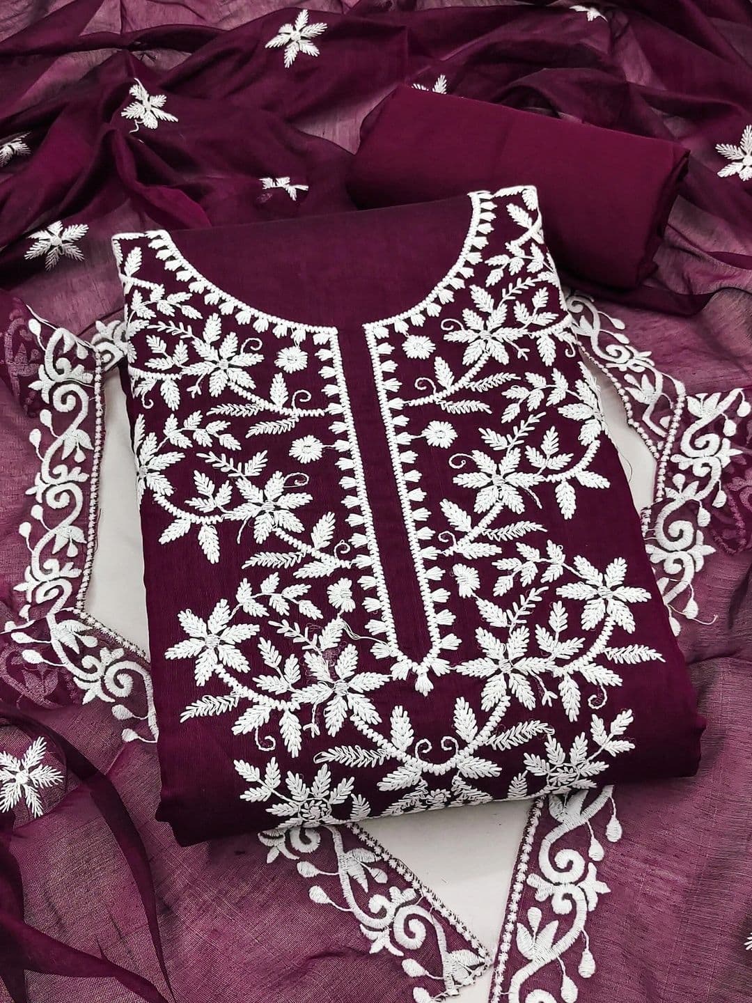 TAVAS Unstitched Dress Material - view 1